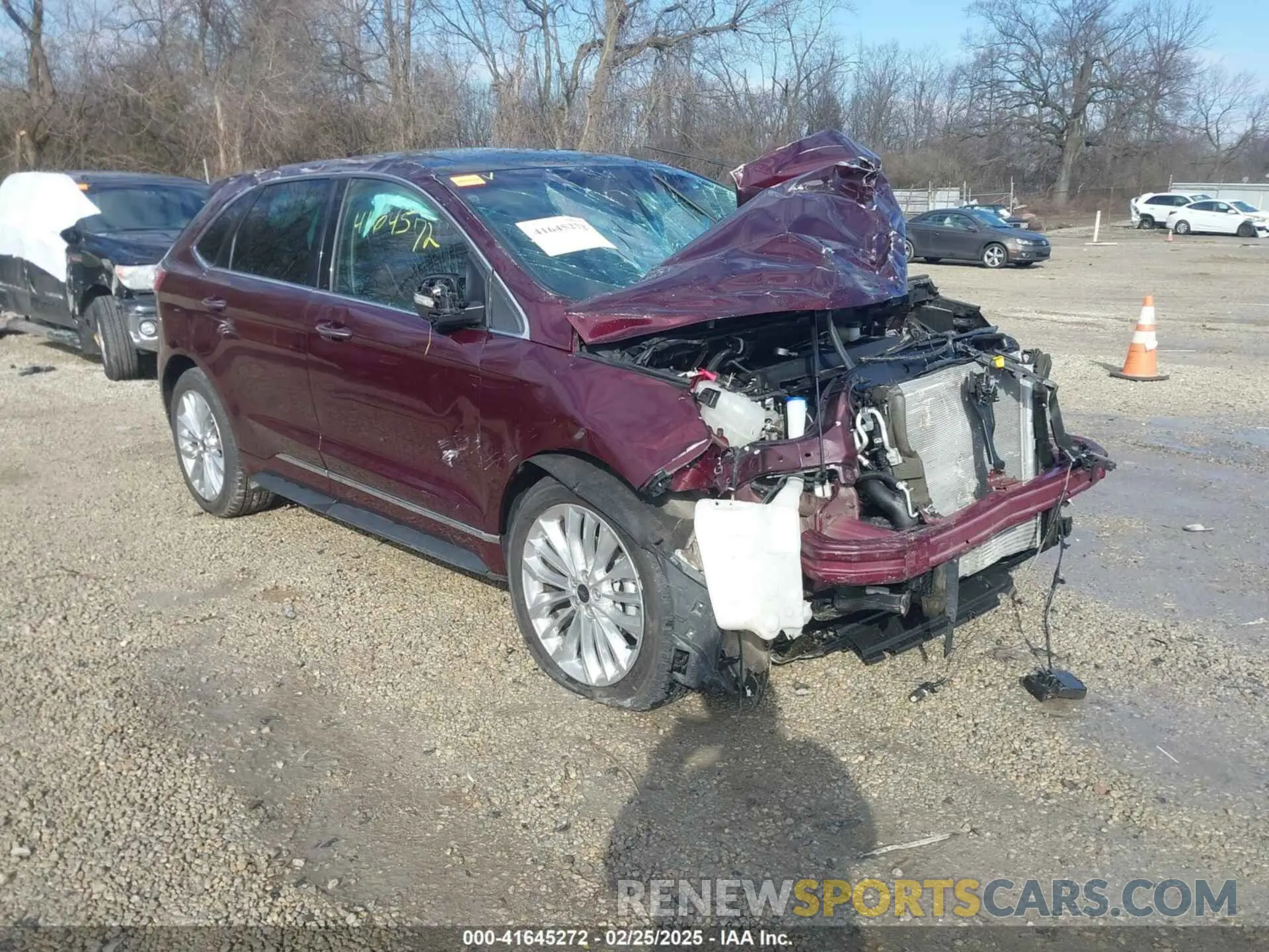 1 Photograph of a damaged car 2FMPK3K9XLBA00060 FORD EDGE 2020
