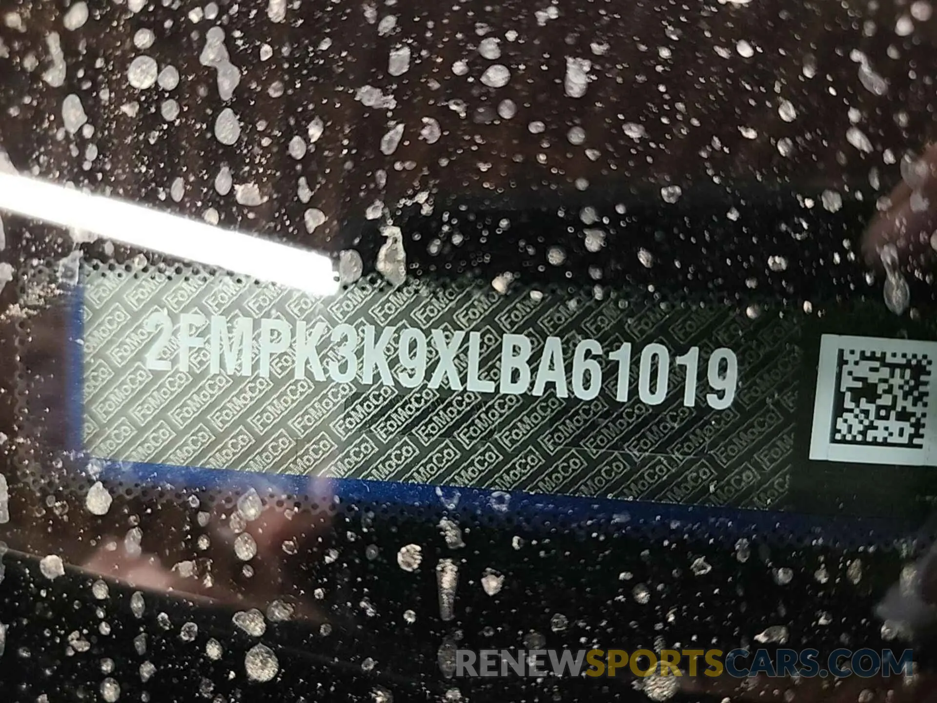 19 Фотография поврежденного автомобиля 2FMPK3K9XLBA61019 FORD EDGE 2020