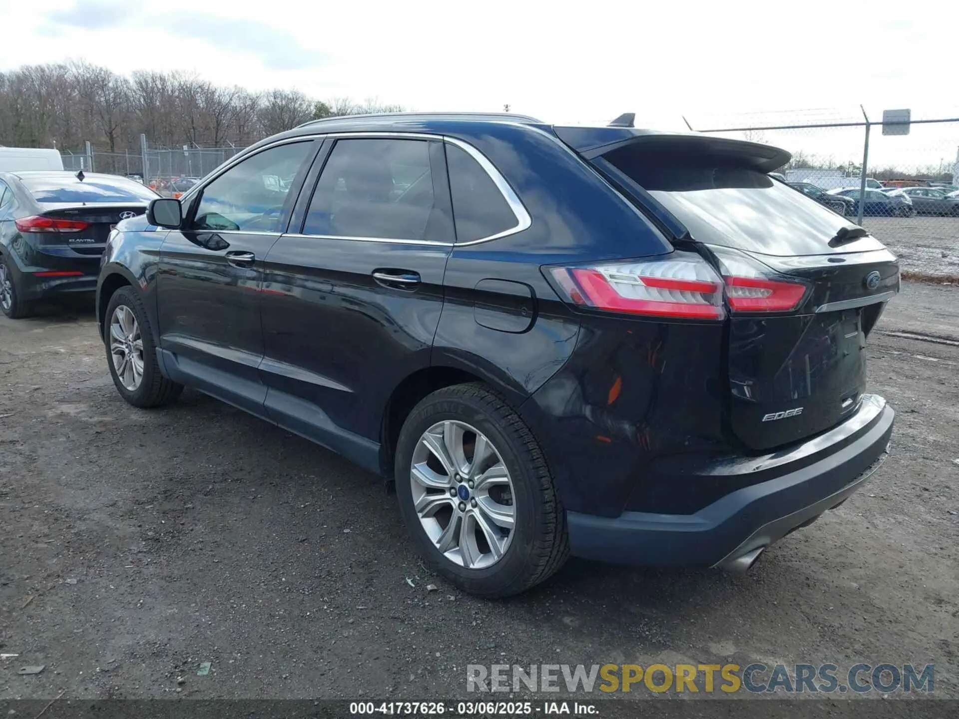 3 Фотография поврежденного автомобиля 2FMPK3K9XLBB57605 FORD EDGE 2020