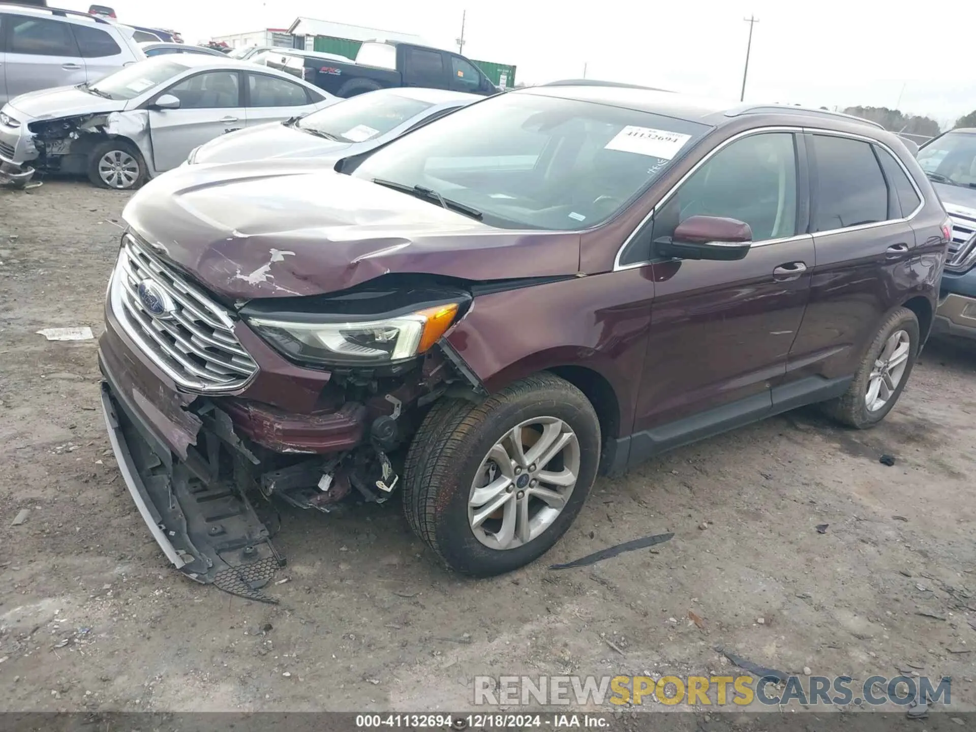 2 Фотография поврежденного автомобиля 2FMPK4J94LBB06558 FORD EDGE 2020