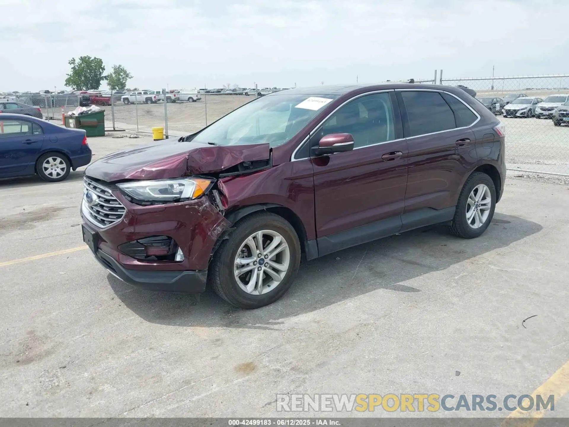 2 Фотография поврежденного автомобиля 2FMPK4J95LBA48234 FORD EDGE 2020