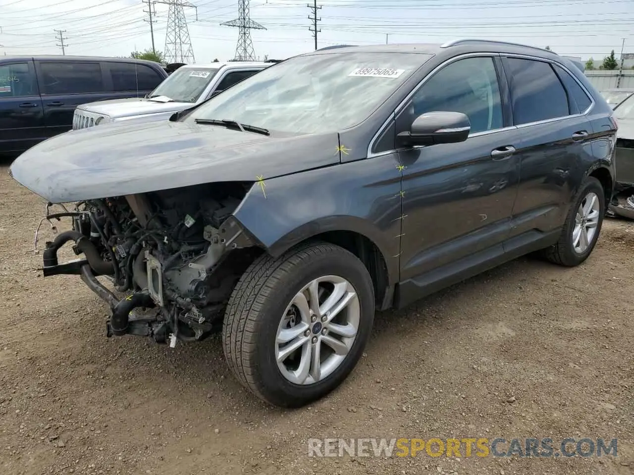 1 Photograph of a damaged car 2FMPK4J98LBB18647 FORD EDGE 2020