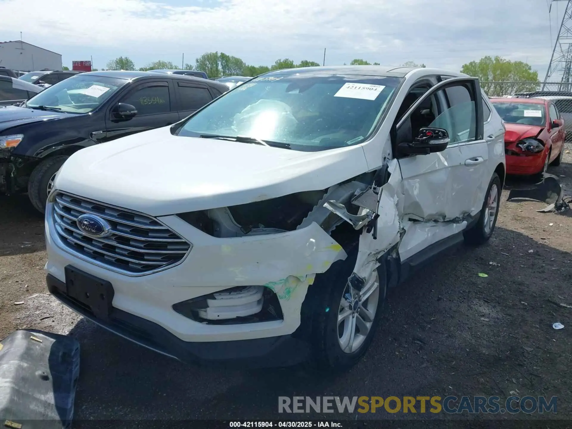 2 Фотография поврежденного автомобиля 2FMPK4J9XLBA07663 FORD EDGE 2020