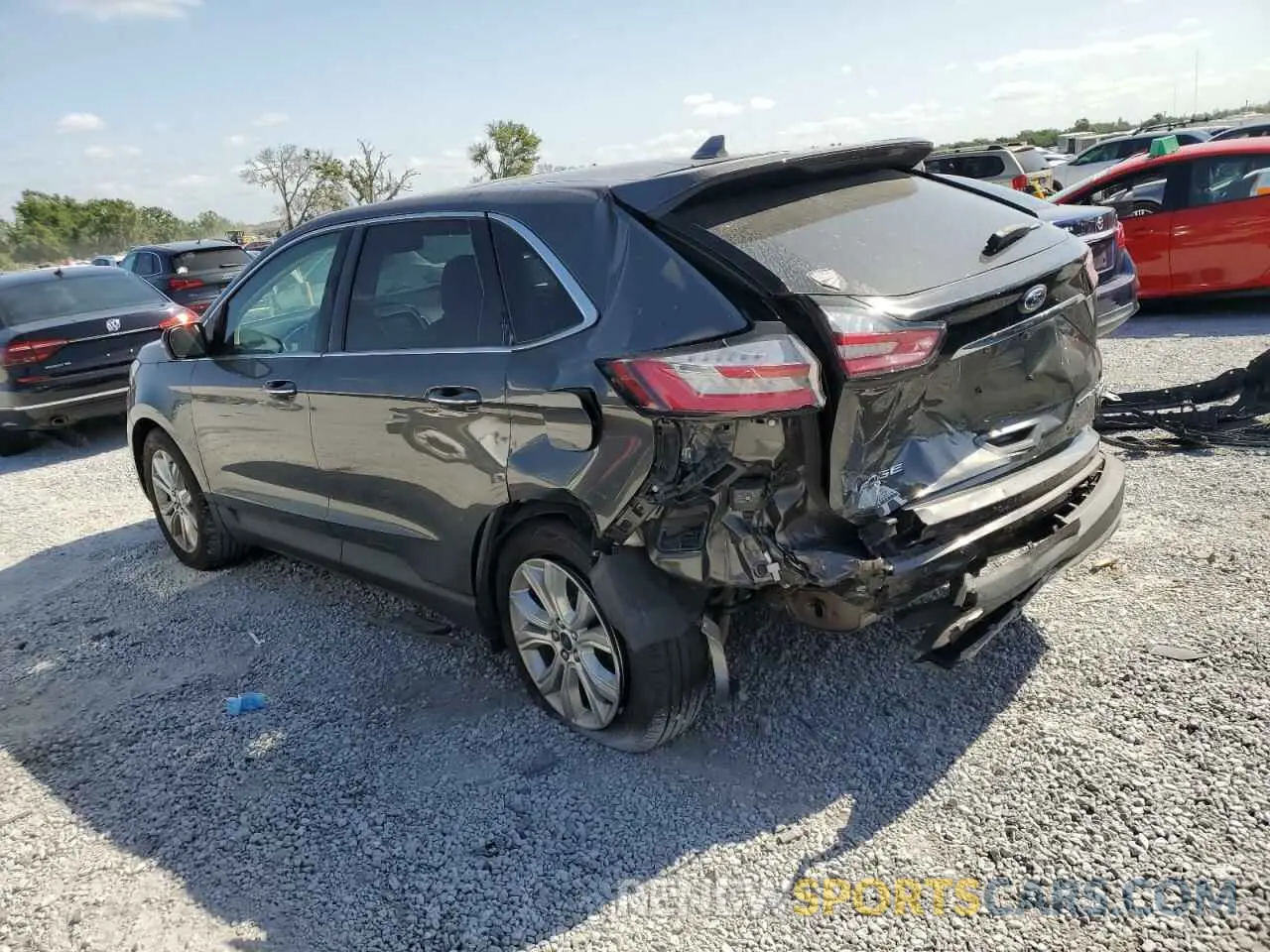 2 Фотография поврежденного автомобиля 2FMPK4K92LBB00854 FORD EDGE 2020