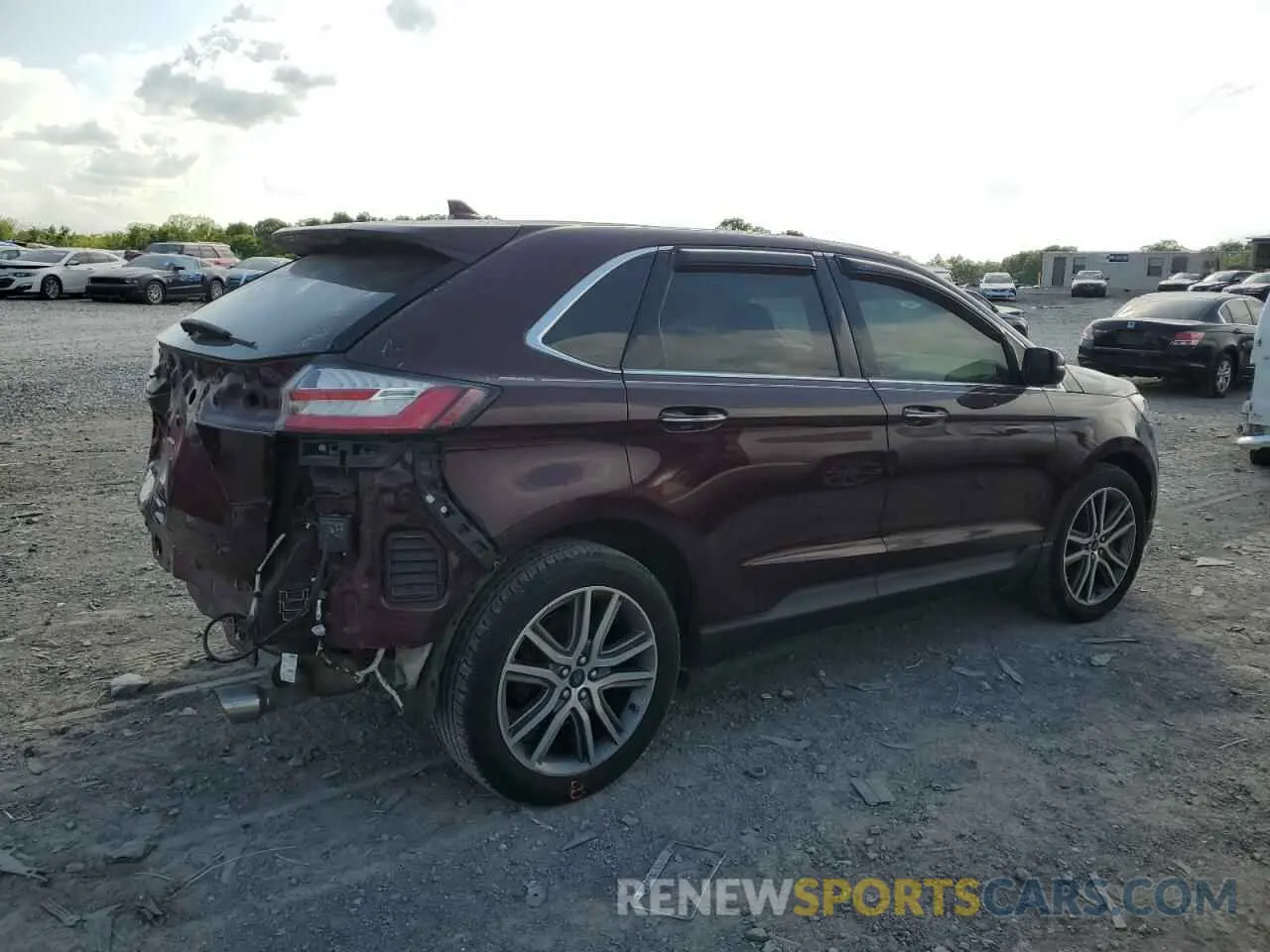 3 Photograph of a damaged car 2FMPK4K92LBB03060 FORD EDGE 2020