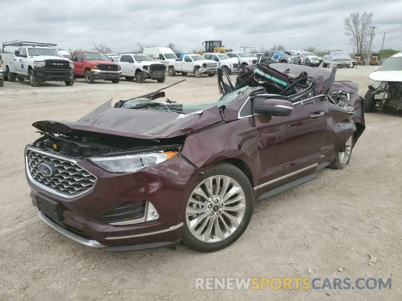 1 Photograph of a damaged car 2FMPK4K93LBA11617 FORD EDGE 2020