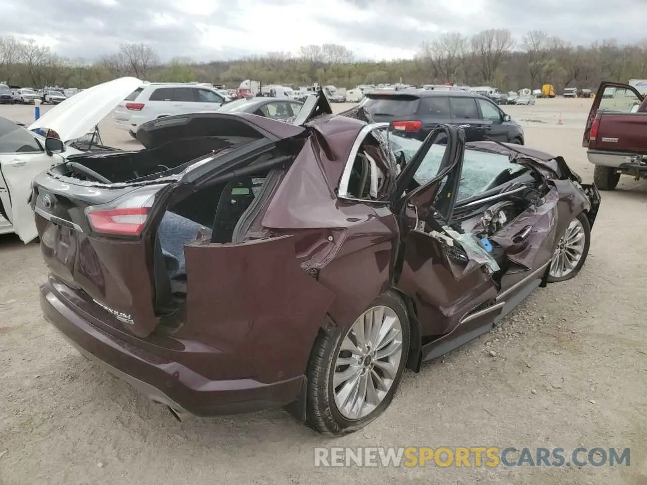 3 Photograph of a damaged car 2FMPK4K93LBA11617 FORD EDGE 2020