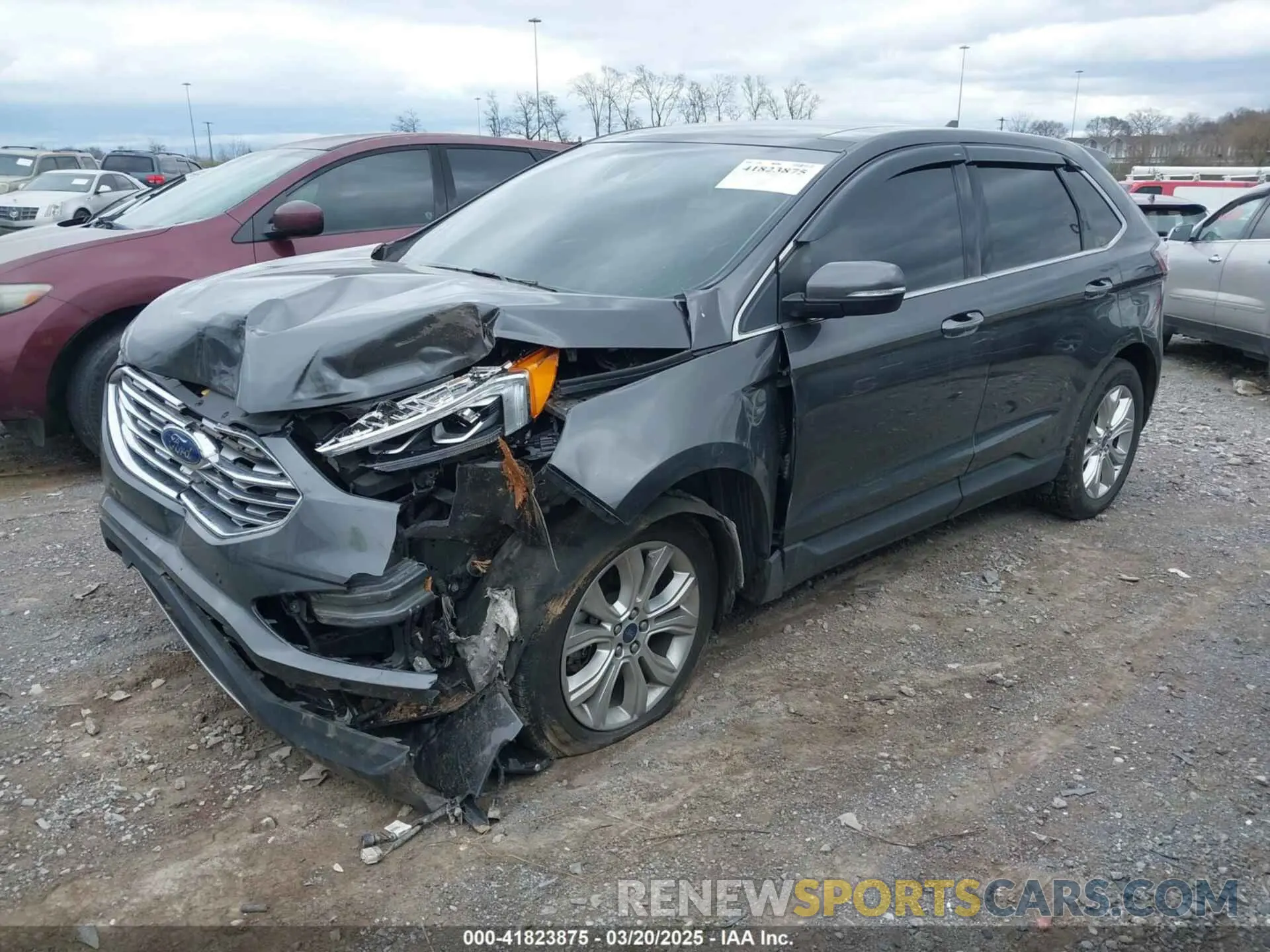 2 Фотография поврежденного автомобиля 2FMPK4K93LBA55441 FORD EDGE 2020