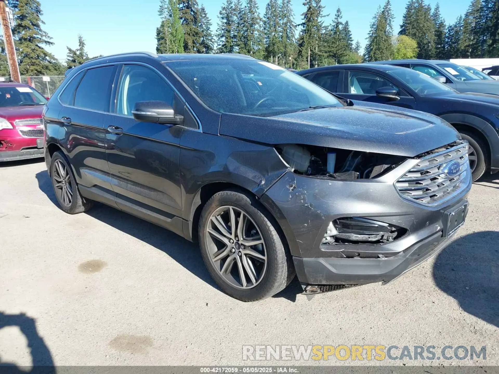 1 Photograph of a damaged car 2FMPK4K99LBB58279 FORD EDGE 2020