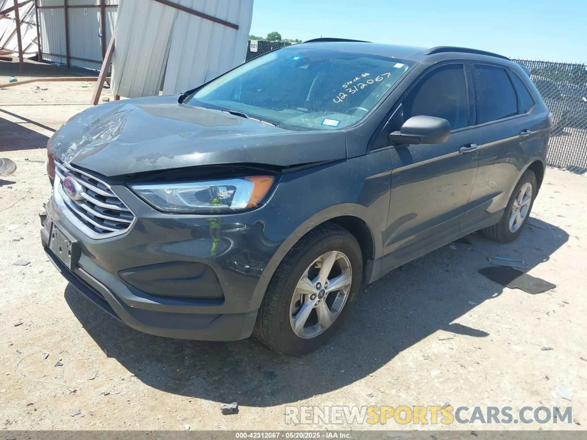 2 Photograph of a damaged car 2FMPK3G99MBA26188 FORD EDGE 2021