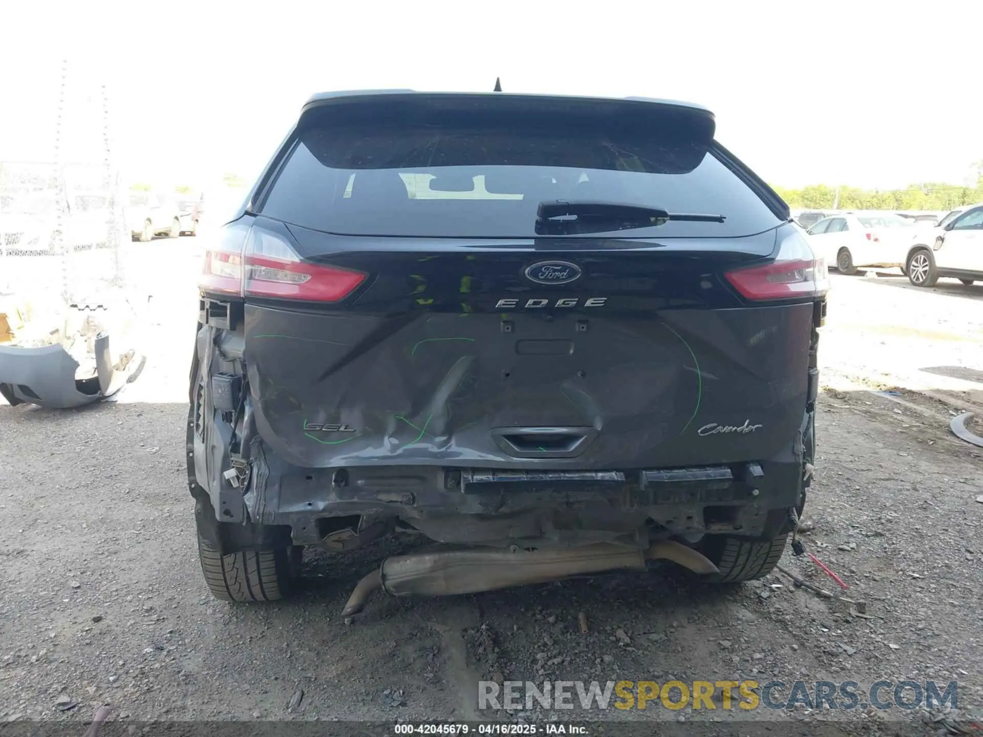 6 Фотография поврежденного автомобиля 2FMPK3J91MBA25335 FORD EDGE 2021