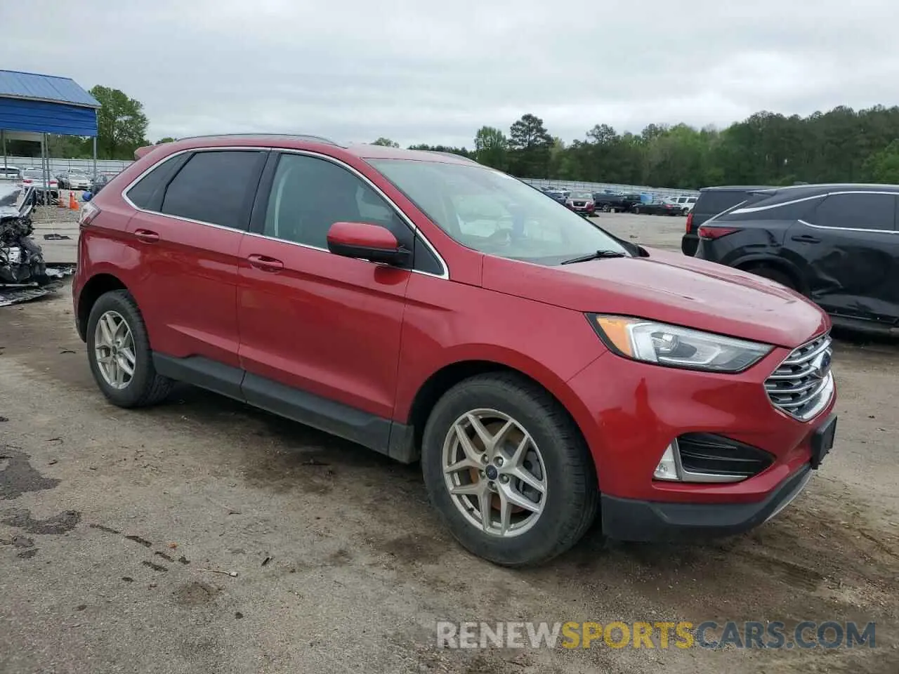 4 Фотография поврежденного автомобиля 2FMPK3J92MBA65374 FORD EDGE 2021
