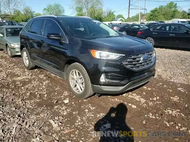14 Photograph of a damaged car 2FMPK3J93MBA12327 FORD EDGE 2021