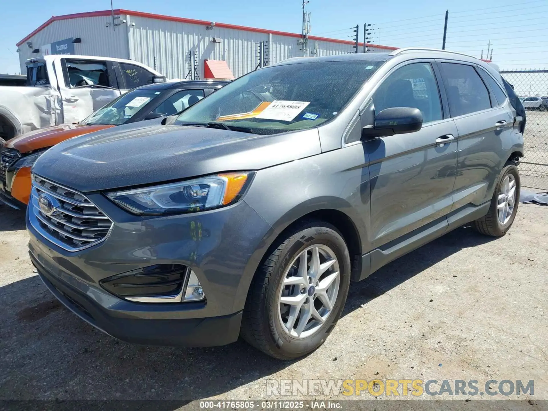 2 Фотография поврежденного автомобиля 2FMPK3J93MBA47143 FORD EDGE 2021