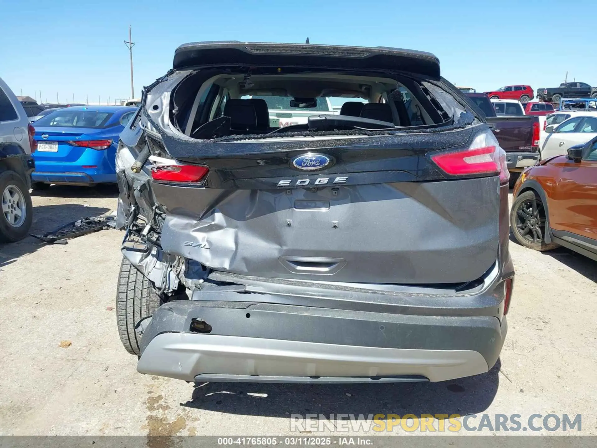 6 Фотография поврежденного автомобиля 2FMPK3J93MBA47143 FORD EDGE 2021