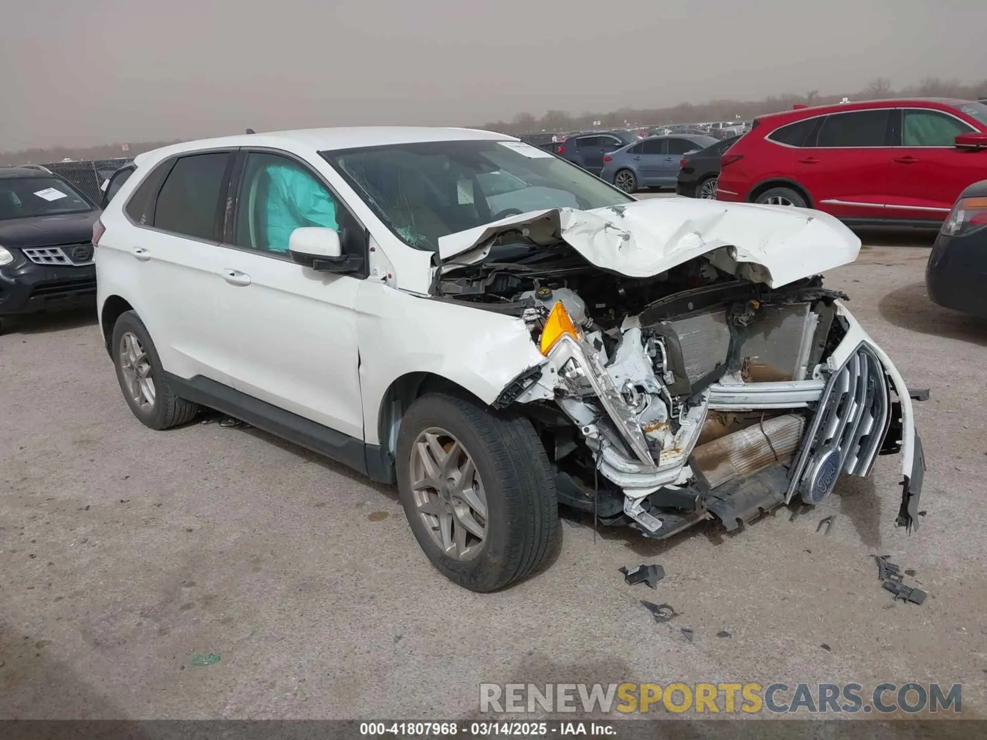 1 Photograph of a damaged car 2FMPK3J95MBA05654 FORD EDGE 2021