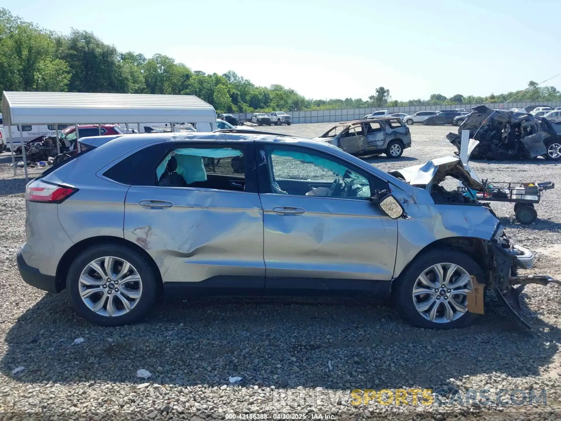 13 Фотография поврежденного автомобиля 2FMPK3K96MBA00624 FORD EDGE 2021