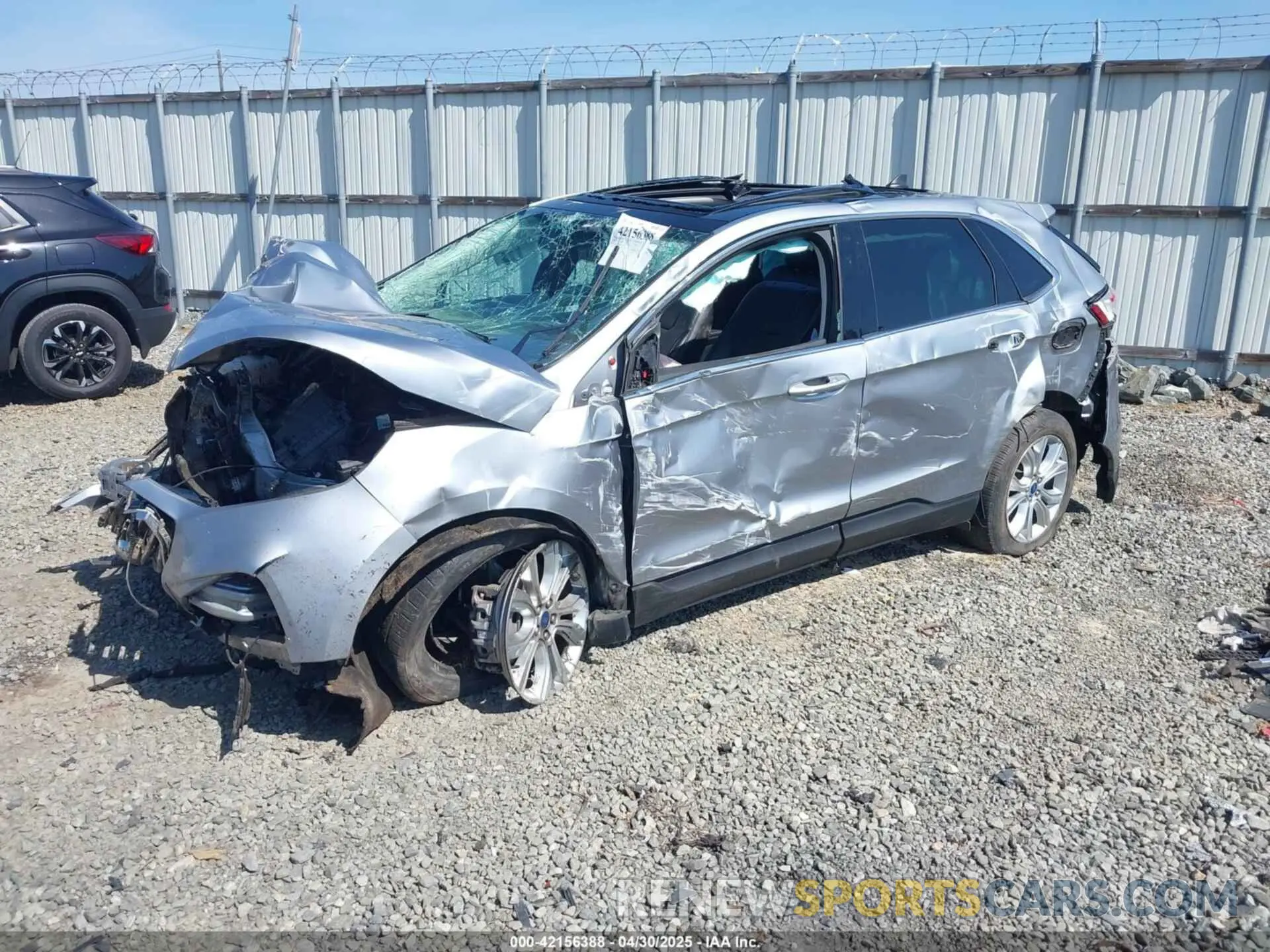 2 Фотография поврежденного автомобиля 2FMPK3K96MBA00624 FORD EDGE 2021