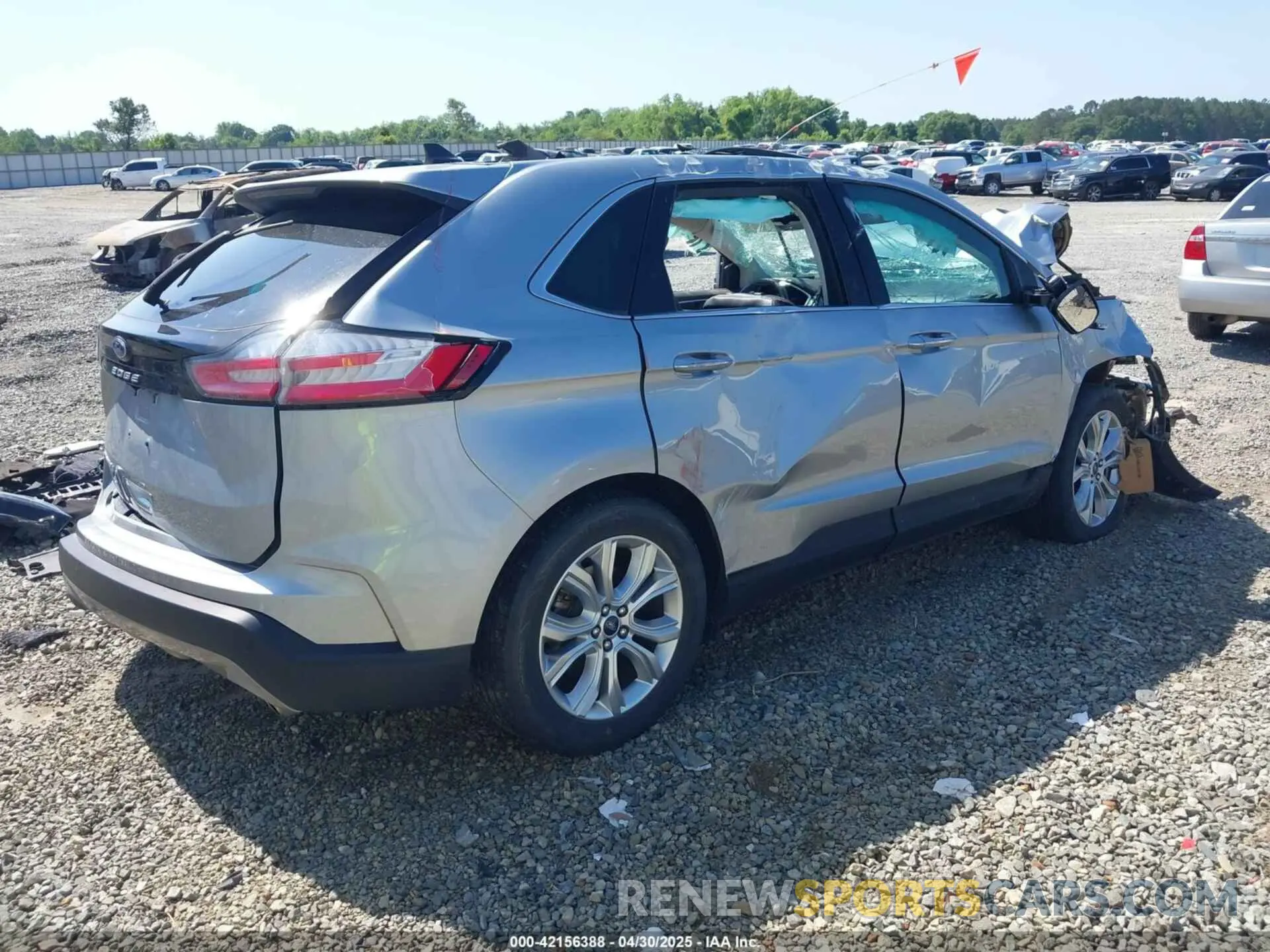 4 Фотография поврежденного автомобиля 2FMPK3K96MBA00624 FORD EDGE 2021
