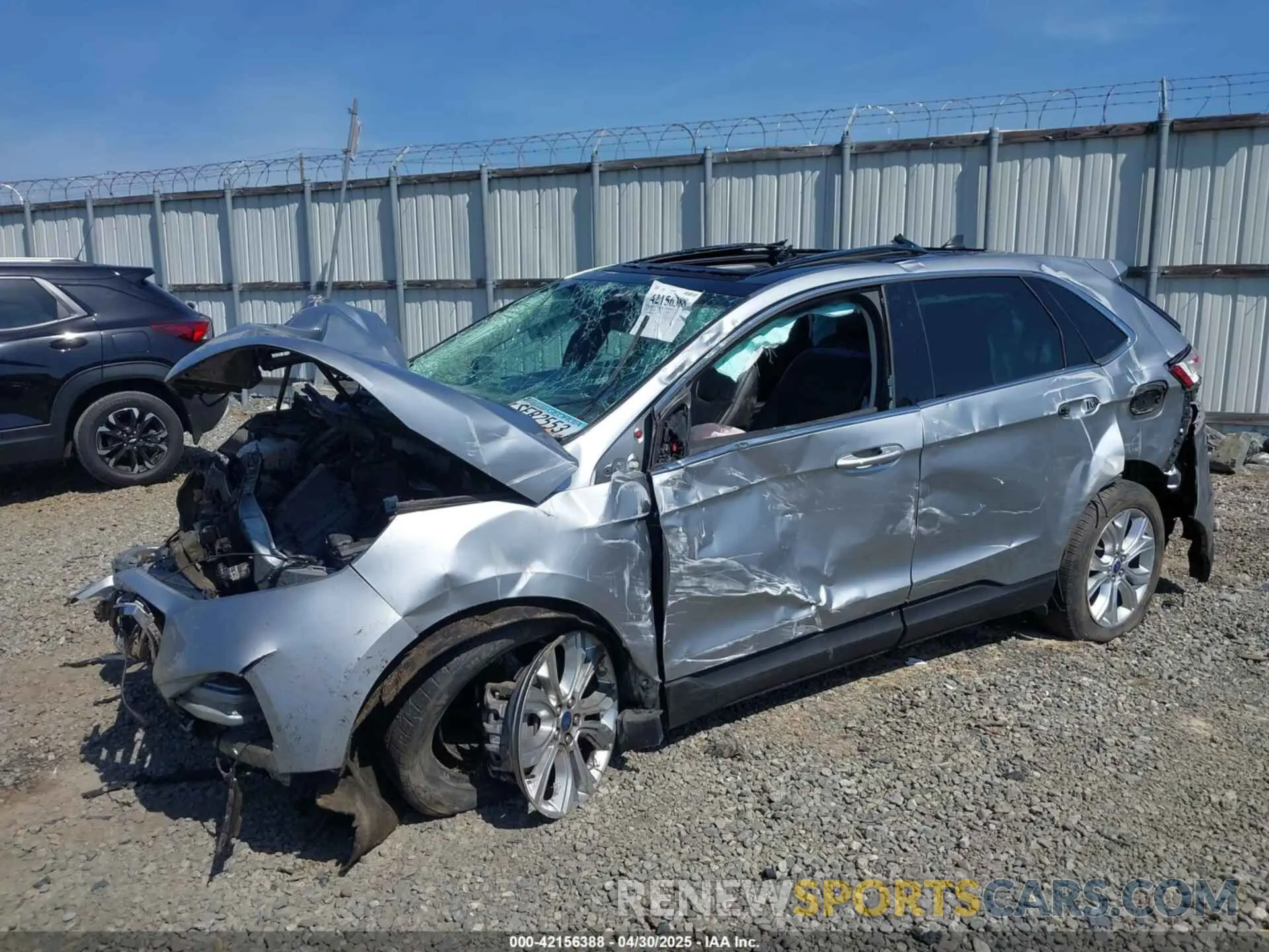 6 Фотография поврежденного автомобиля 2FMPK3K96MBA00624 FORD EDGE 2021