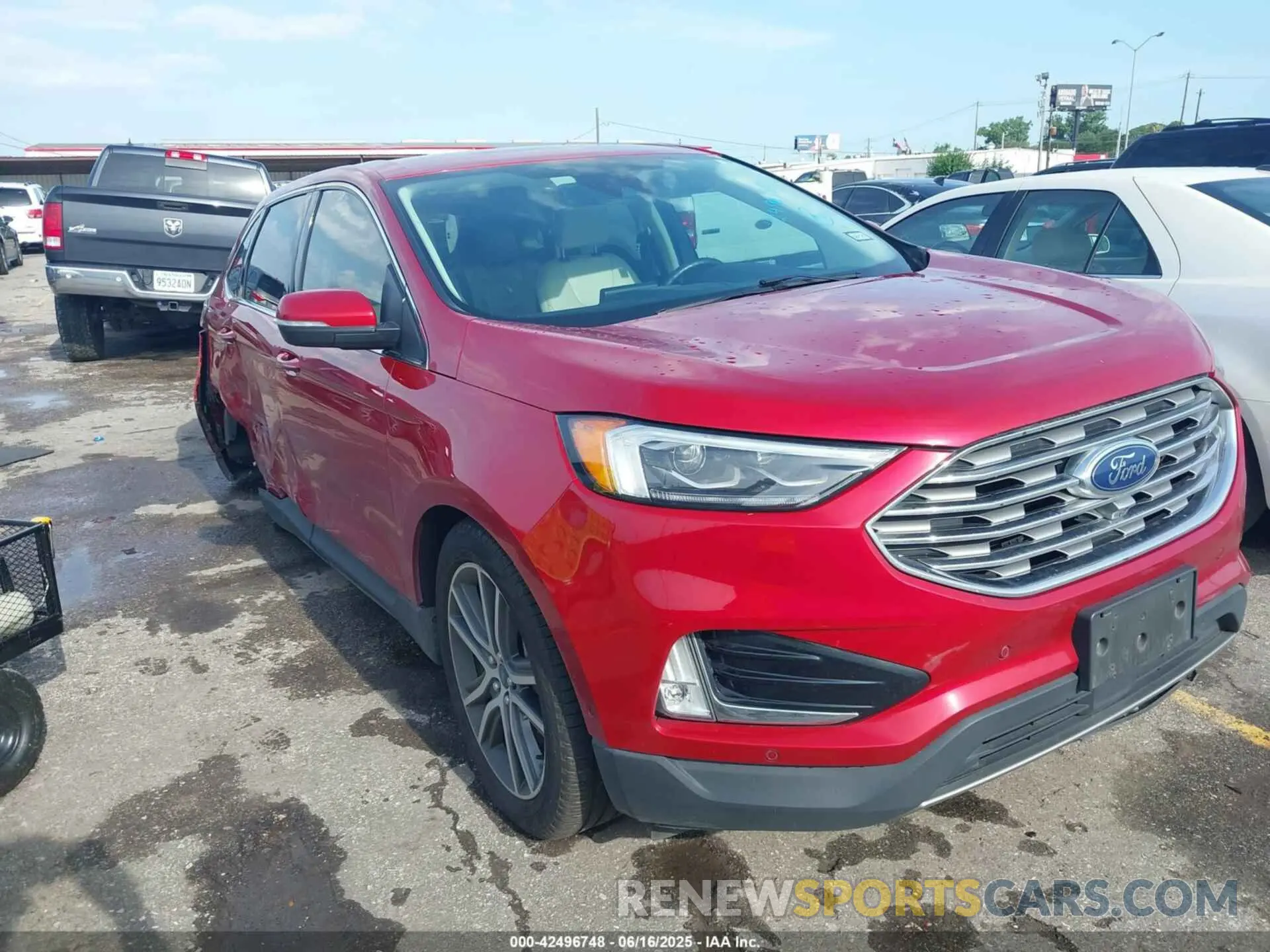1 Photograph of a damaged car 2FMPK3K9XMBA39314 FORD EDGE 2021
