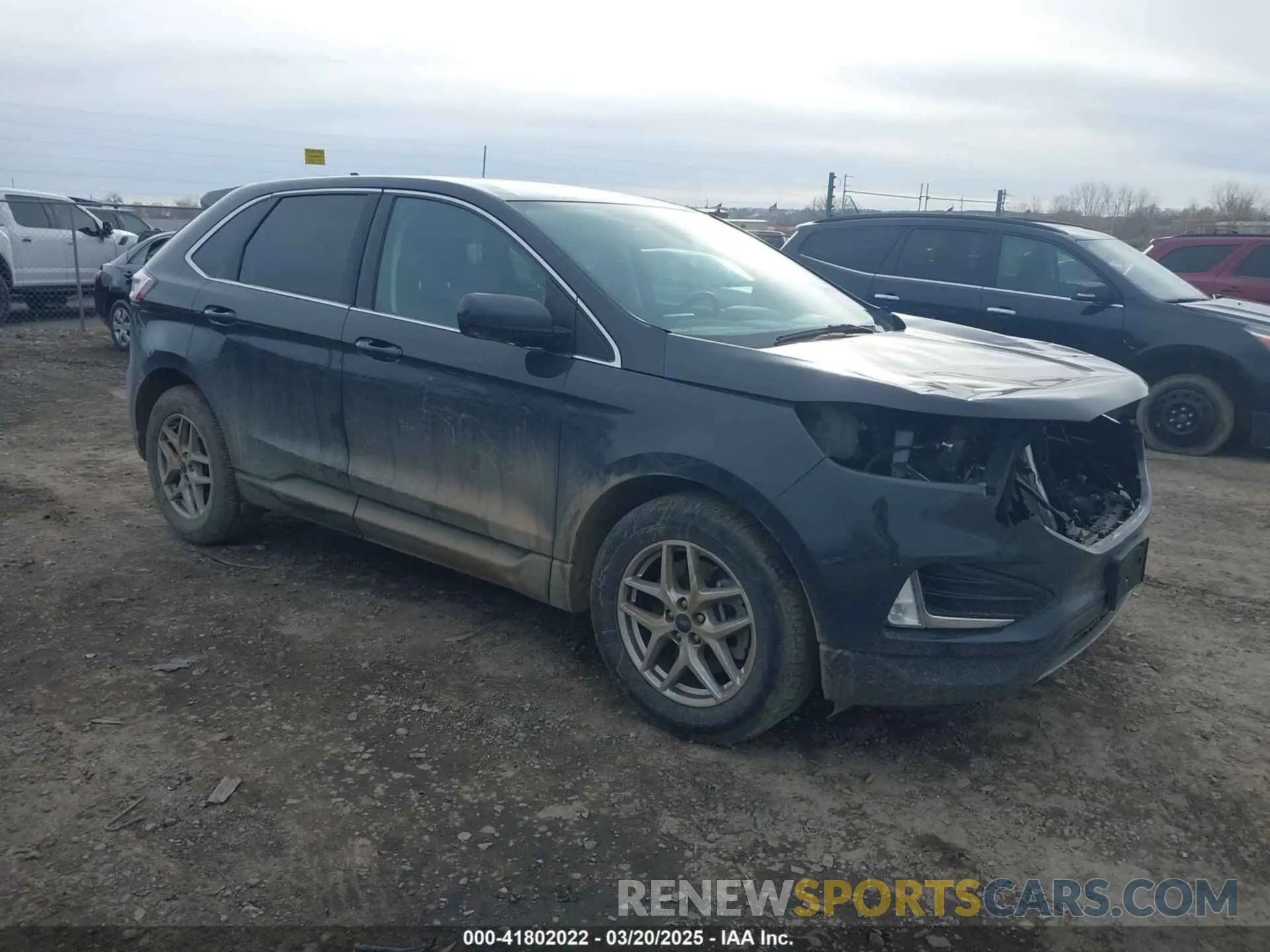 1 Photograph of a damaged car 2FMPK4J93MBA05027 FORD EDGE 2021