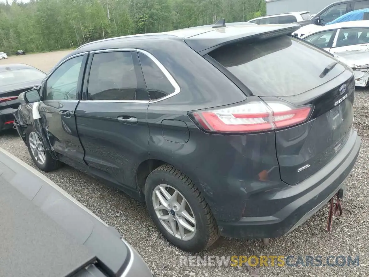 2 Фотография поврежденного автомобиля 2FMPK4J93MBA27609 FORD EDGE 2021