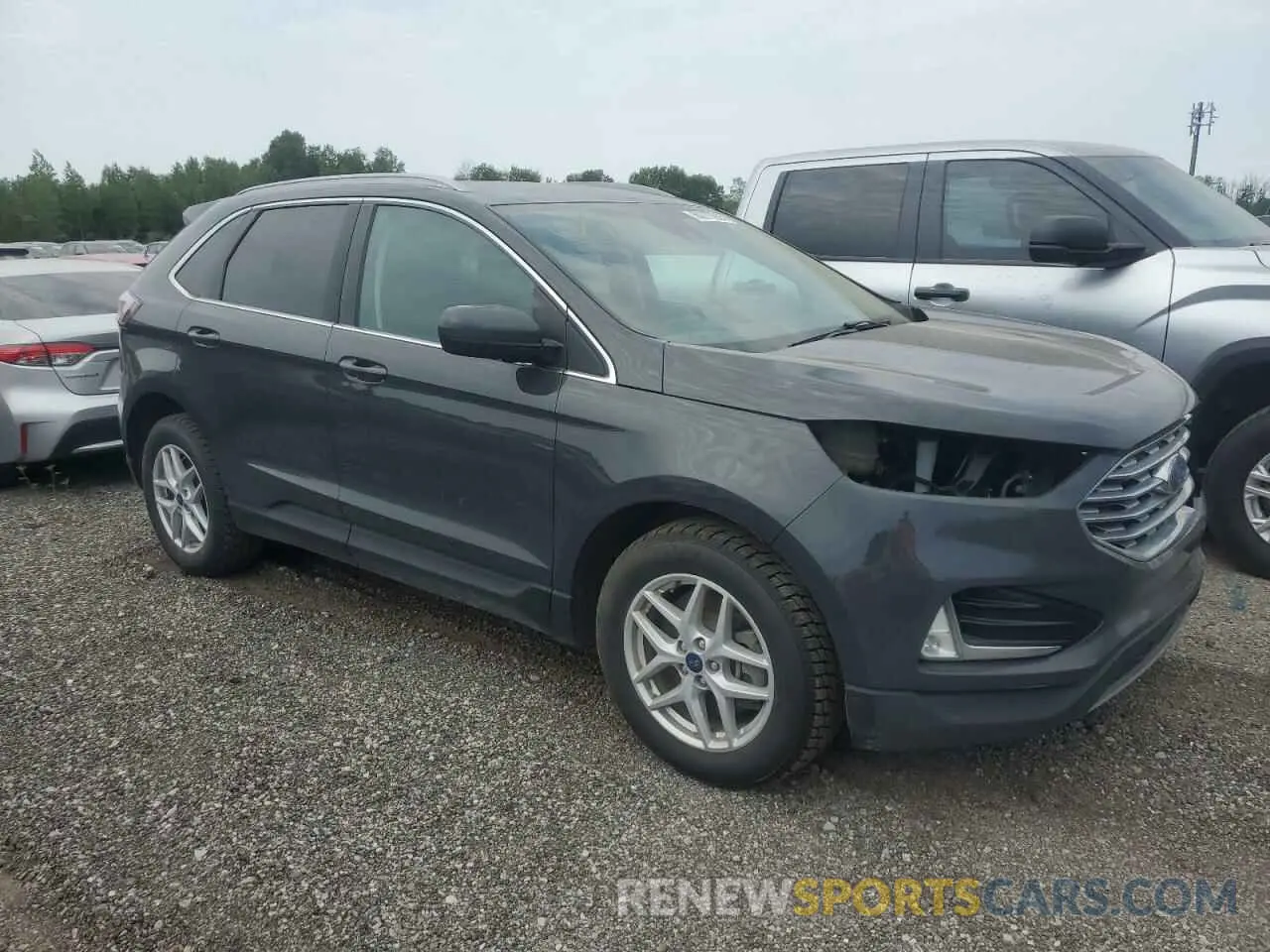 4 Фотография поврежденного автомобиля 2FMPK4J93MBA27609 FORD EDGE 2021