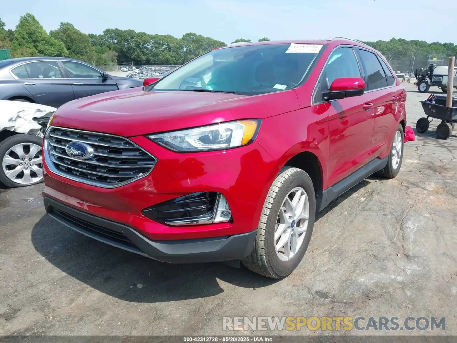 2 Фотография поврежденного автомобиля 2FMPK4J93MBA36567 FORD EDGE 2021