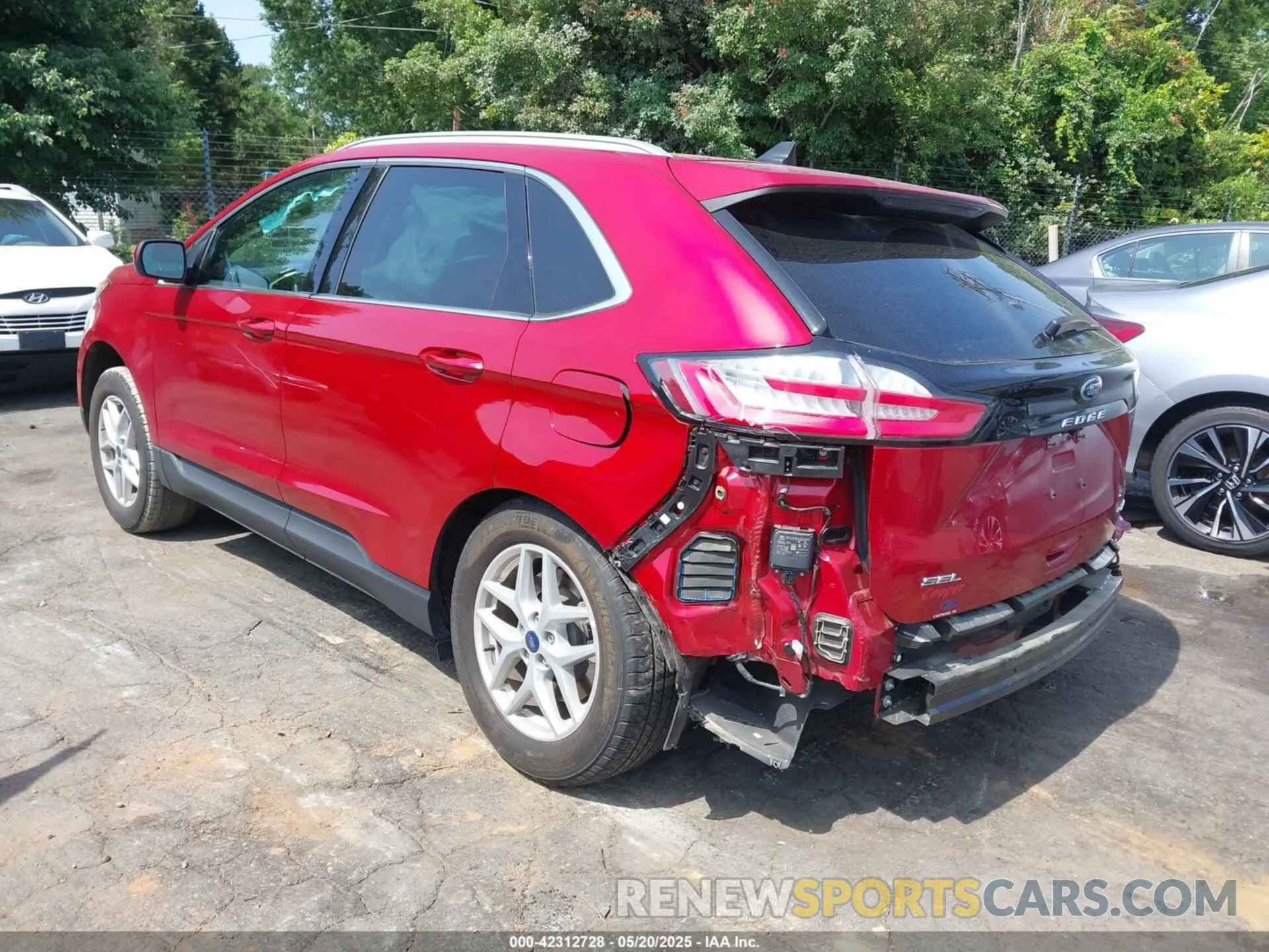 3 Фотография поврежденного автомобиля 2FMPK4J93MBA36567 FORD EDGE 2021