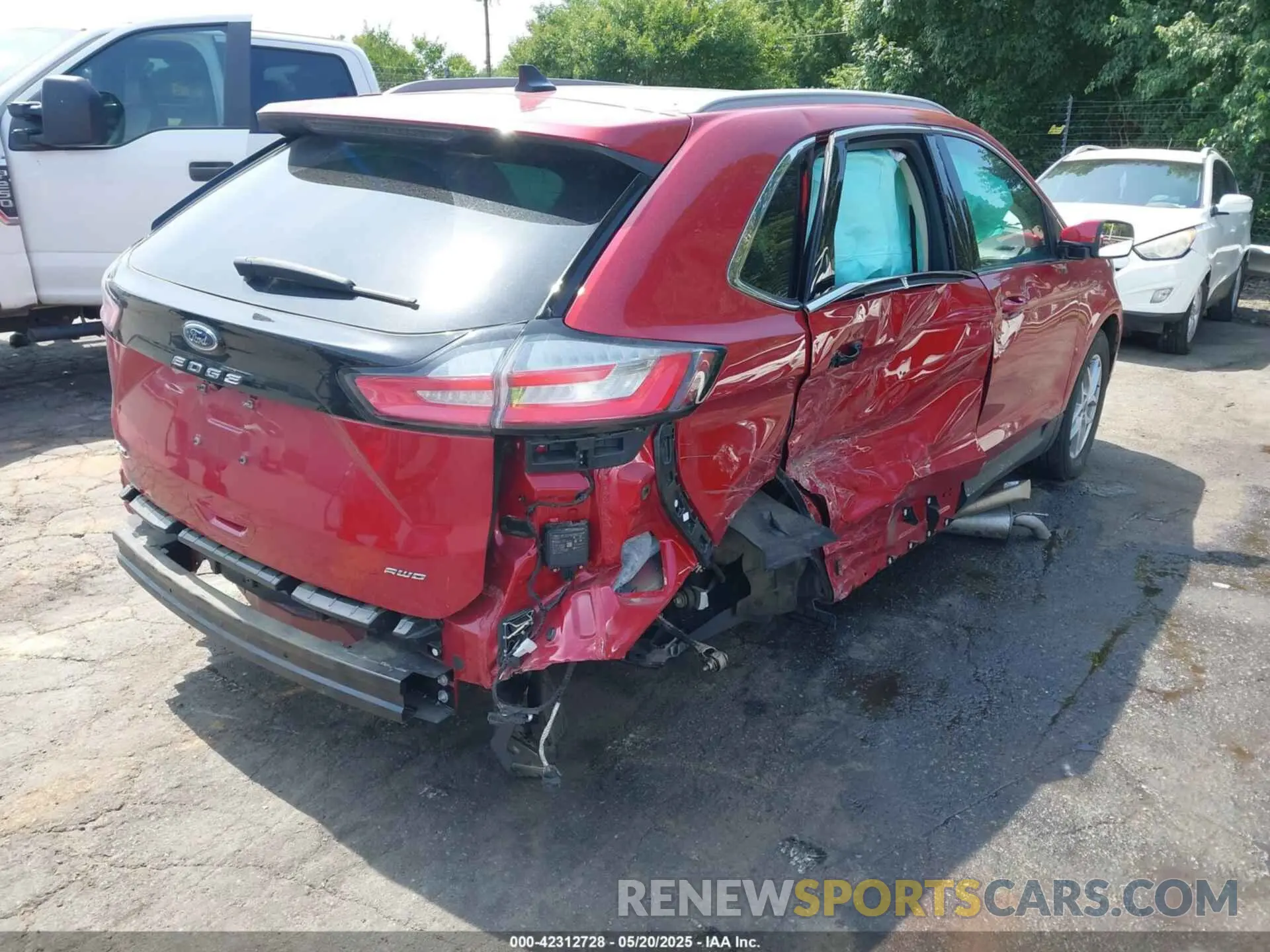 4 Фотография поврежденного автомобиля 2FMPK4J93MBA36567 FORD EDGE 2021
