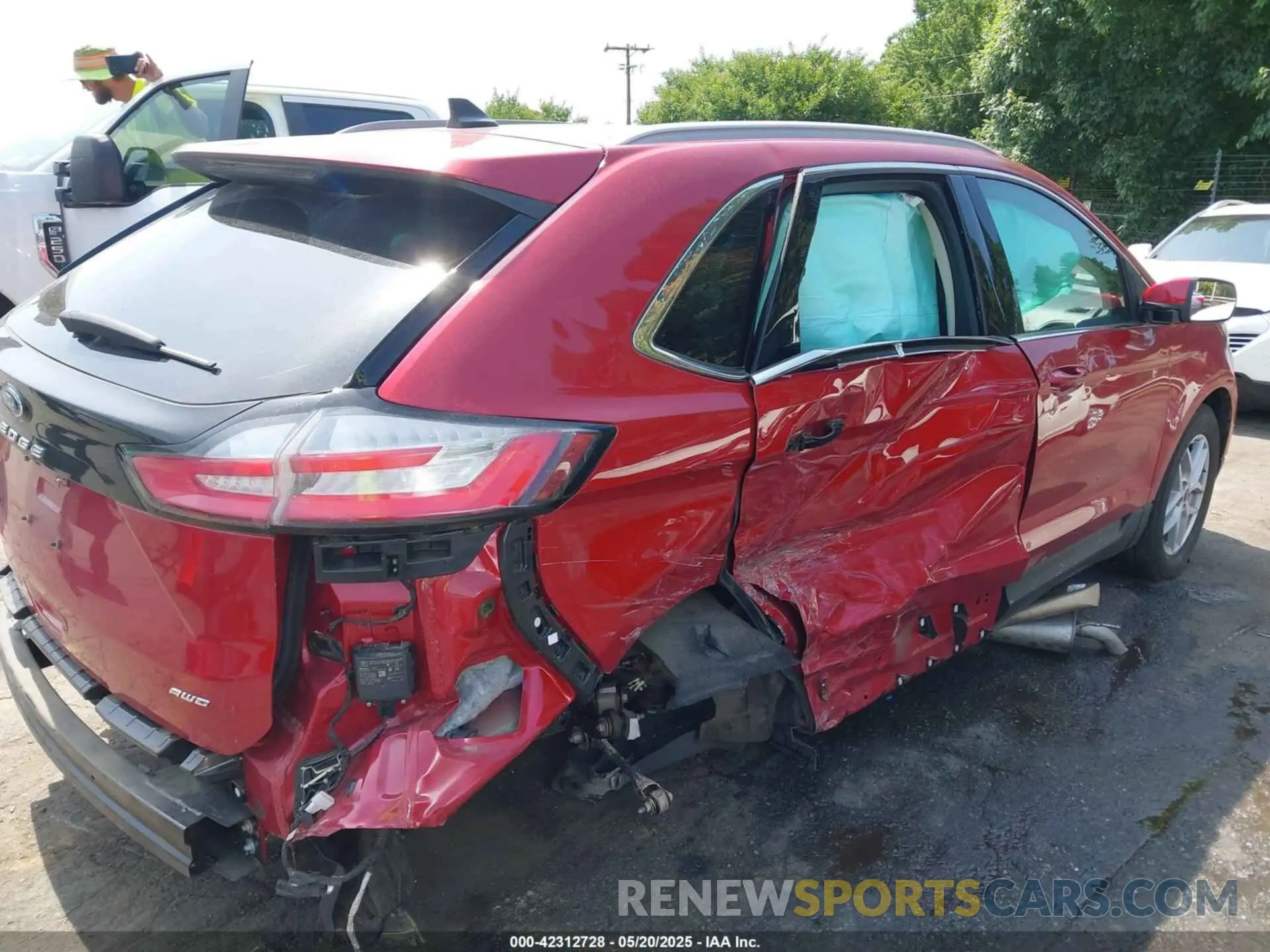 6 Фотография поврежденного автомобиля 2FMPK4J93MBA36567 FORD EDGE 2021
