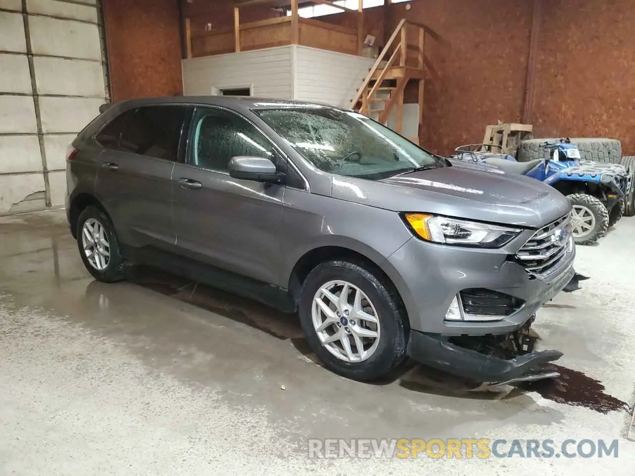 4 Фотография поврежденного автомобиля 2FMPK4J94MBA38781 FORD EDGE 2021