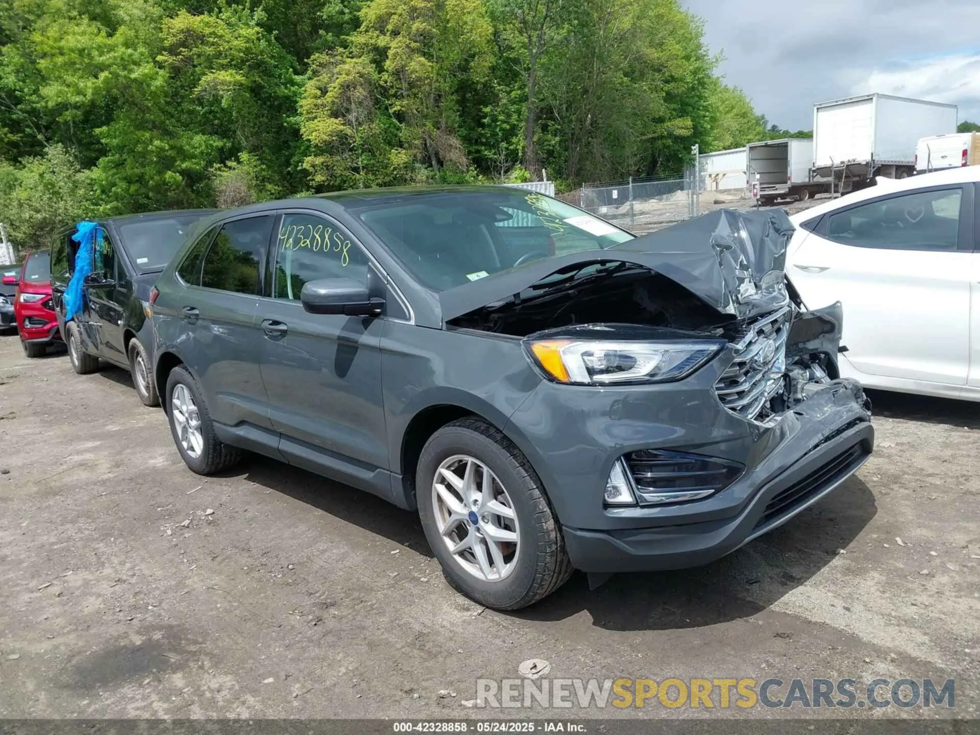 1 Photograph of a damaged car 2FMPK4J94MBA43236 FORD EDGE 2021
