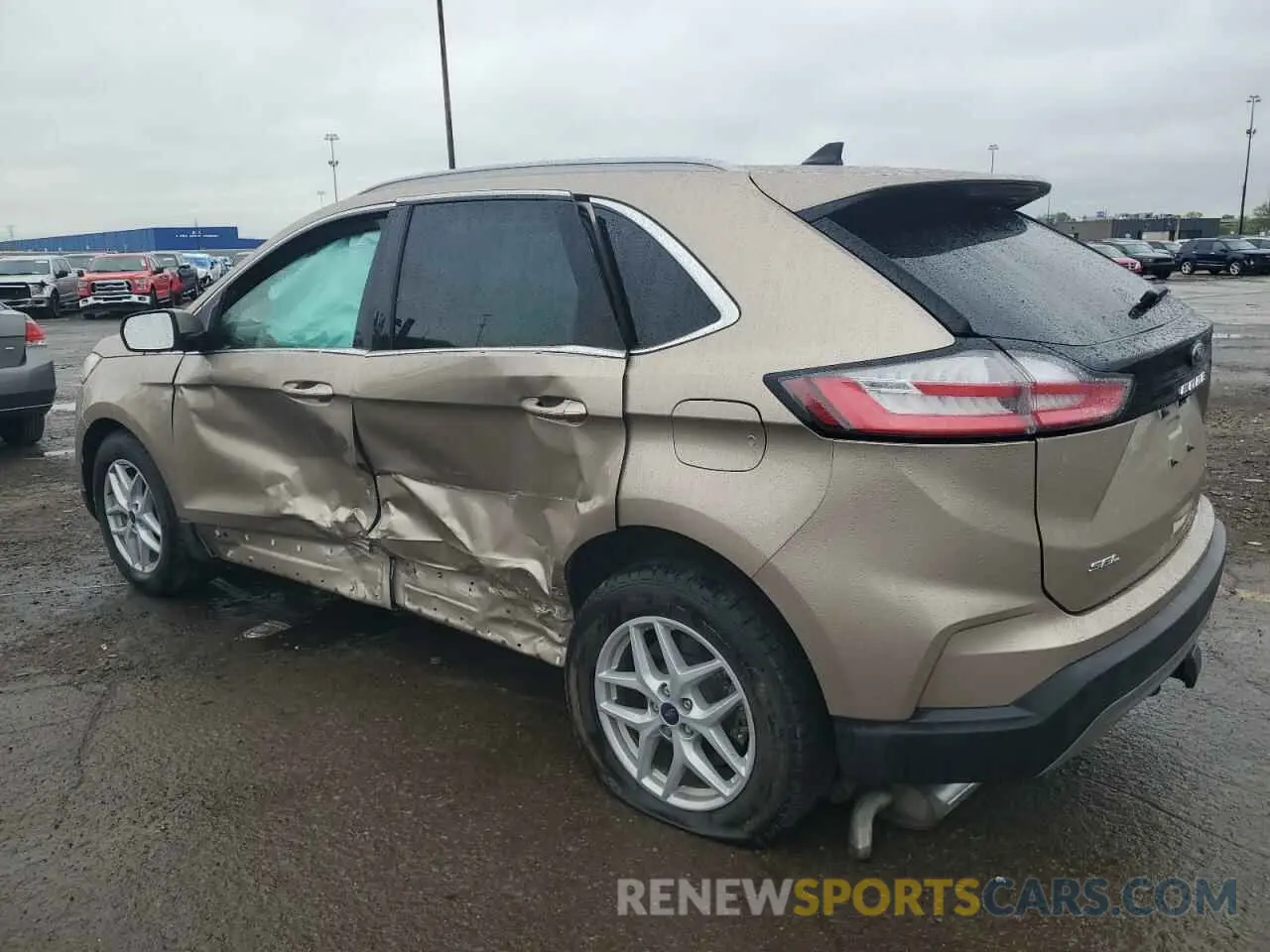 2 Фотография поврежденного автомобиля 2FMPK4J96MBA36322 FORD EDGE 2021