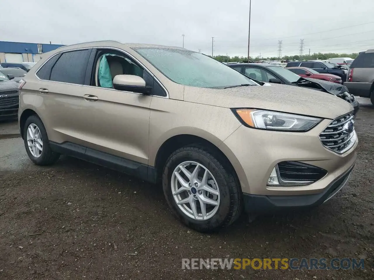 4 Фотография поврежденного автомобиля 2FMPK4J96MBA36322 FORD EDGE 2021