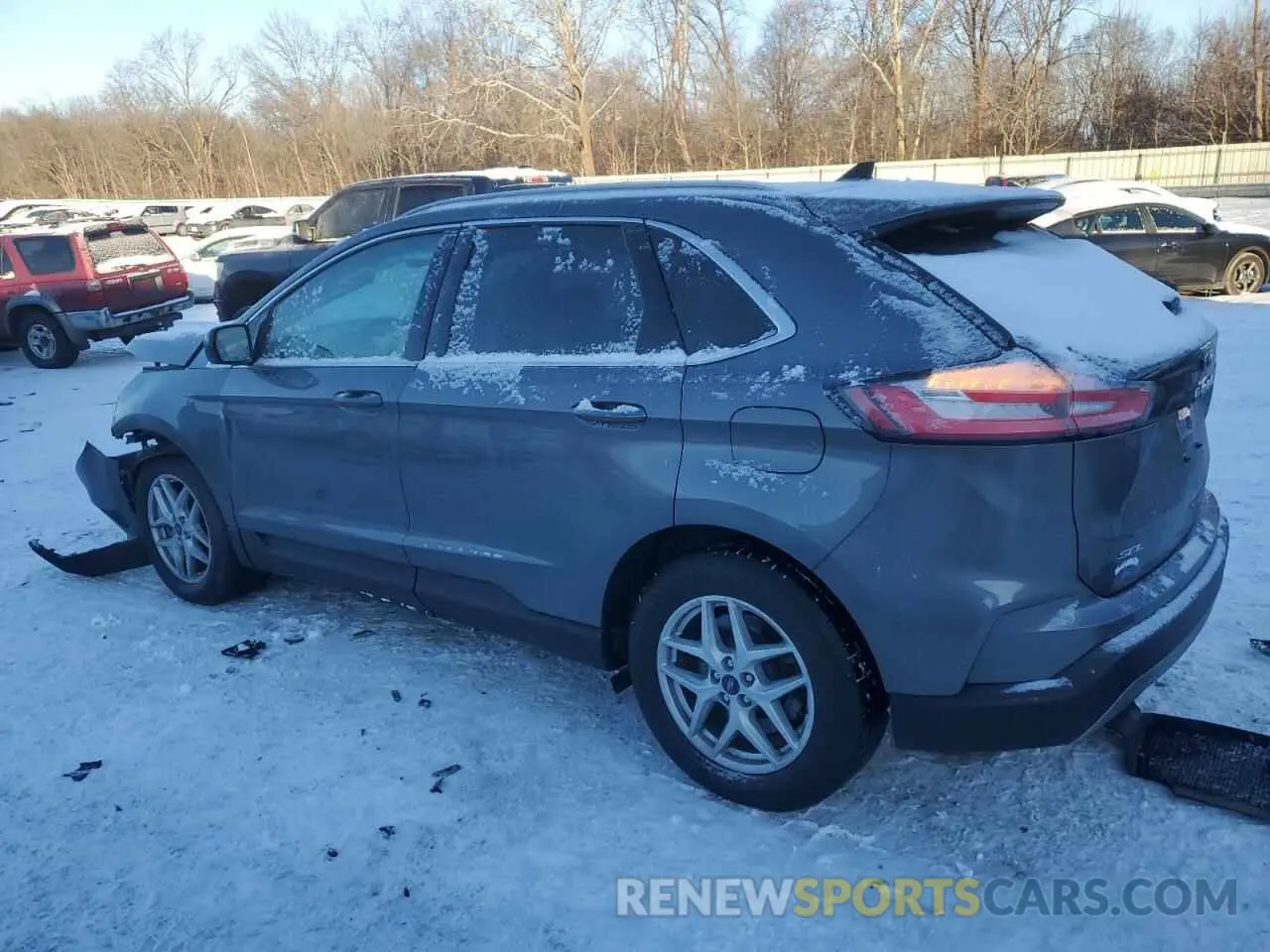2 Фотография поврежденного автомобиля 2FMPK4J97MBA18573 FORD EDGE 2021