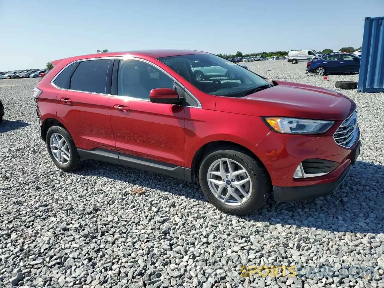 4 Фотография поврежденного автомобиля 2FMPK4J9XMBA16252 FORD EDGE 2021