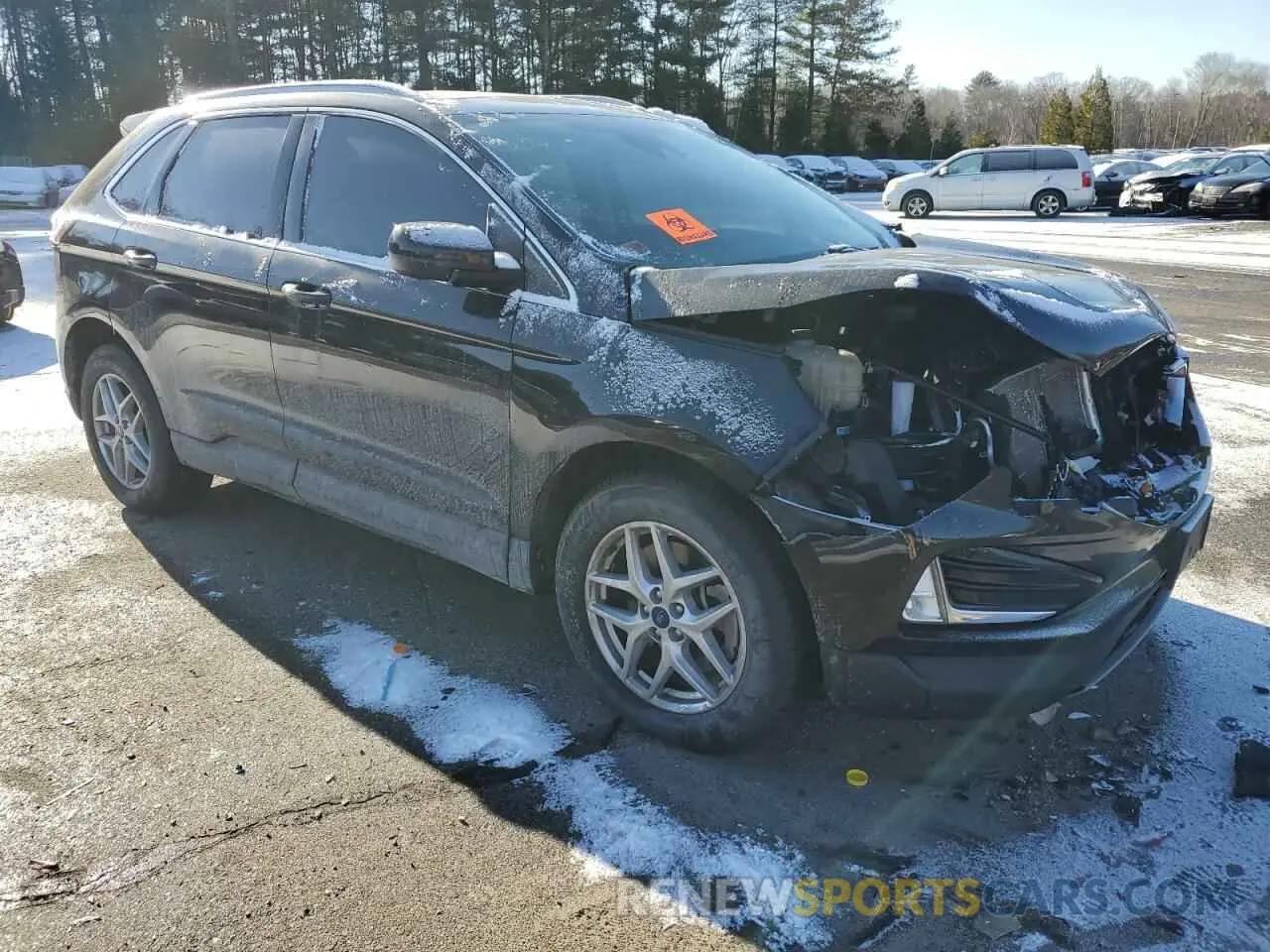 4 Фотография поврежденного автомобиля 2FMPK4J9XMBA25095 FORD EDGE 2021
