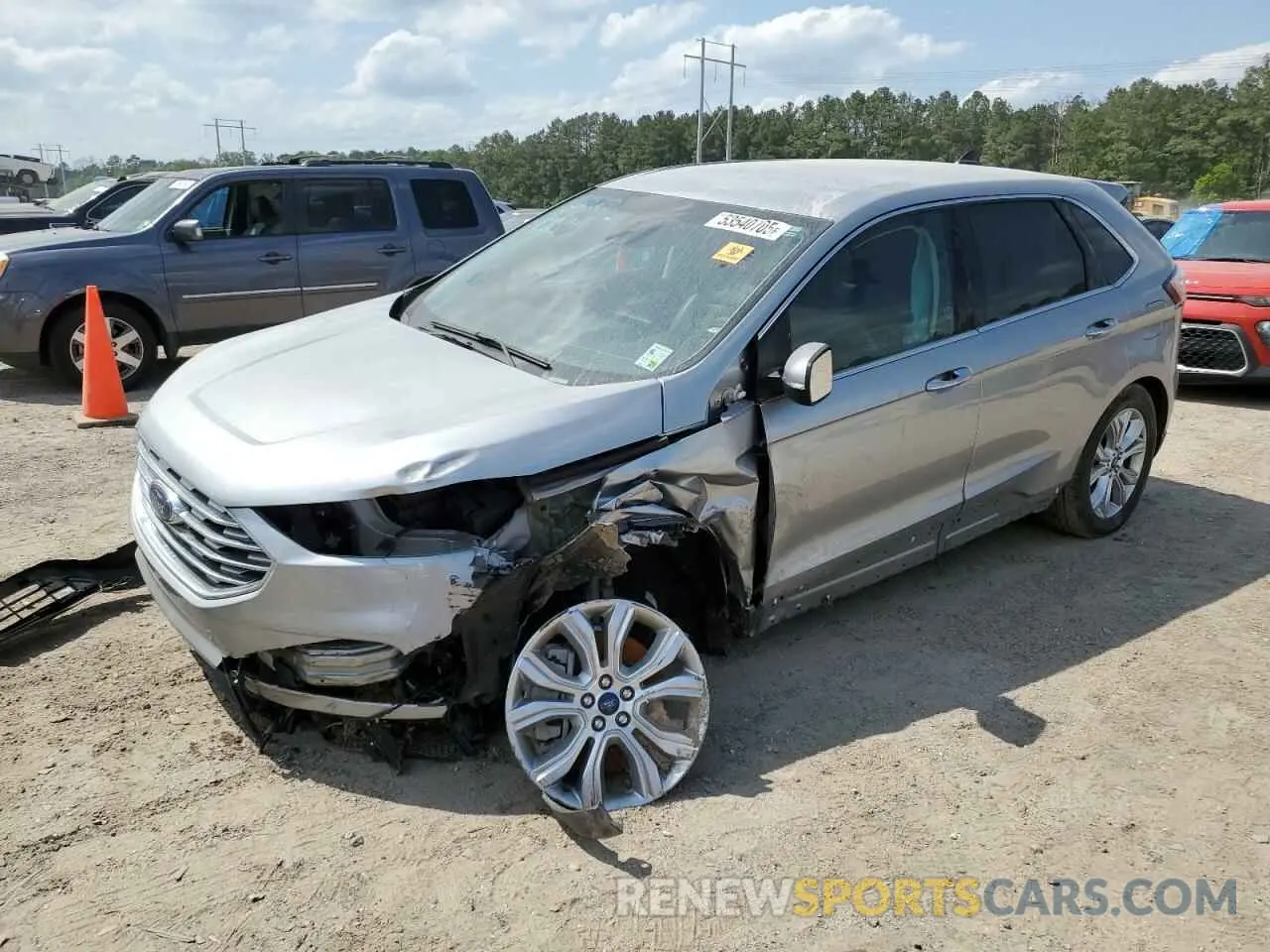 1 Photograph of a damaged car 2FMPK4K93MBA64657 FORD EDGE 2021