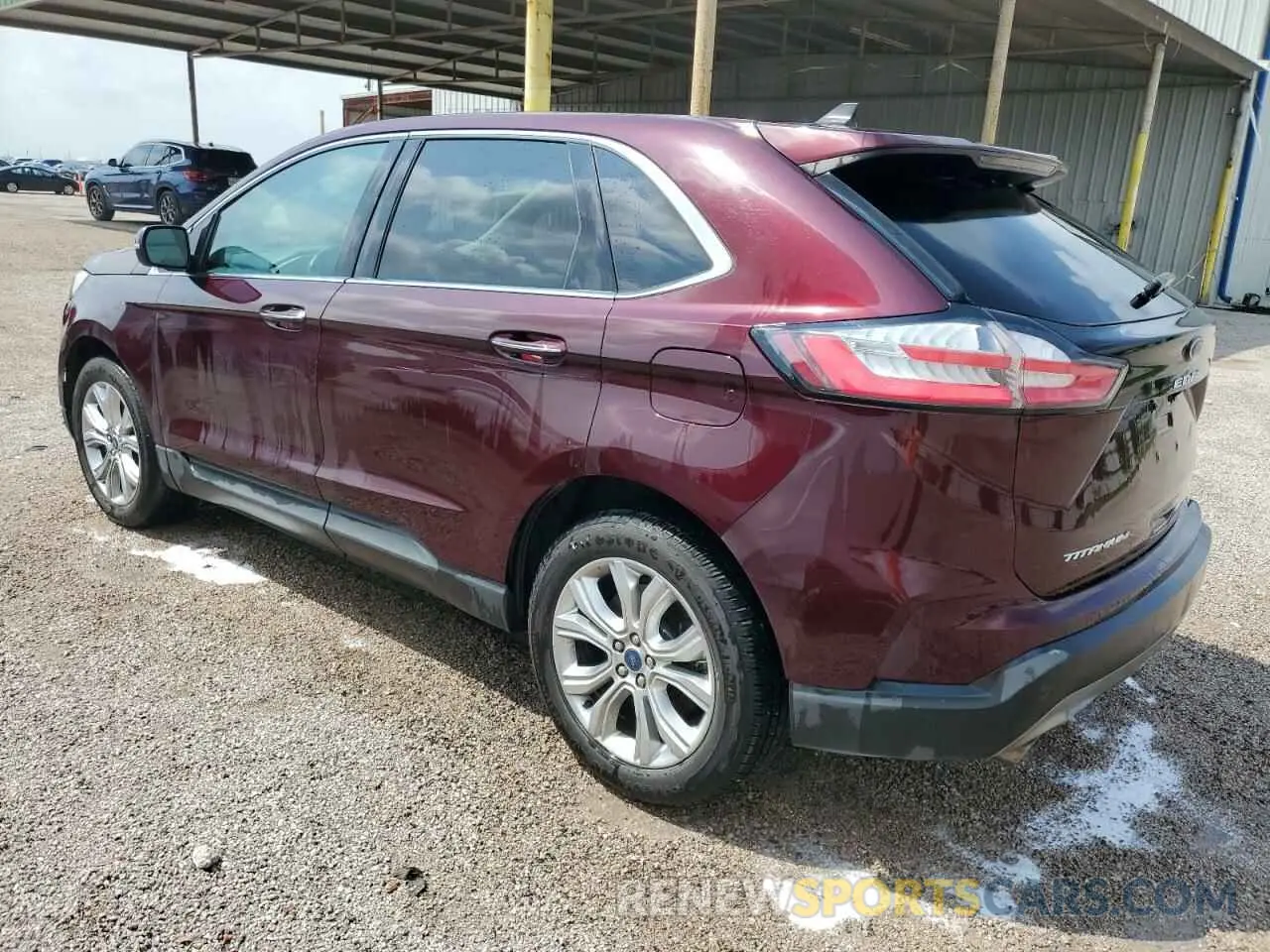2 Фотография поврежденного автомобиля 2FMPK4K94MBA27228 FORD EDGE 2021