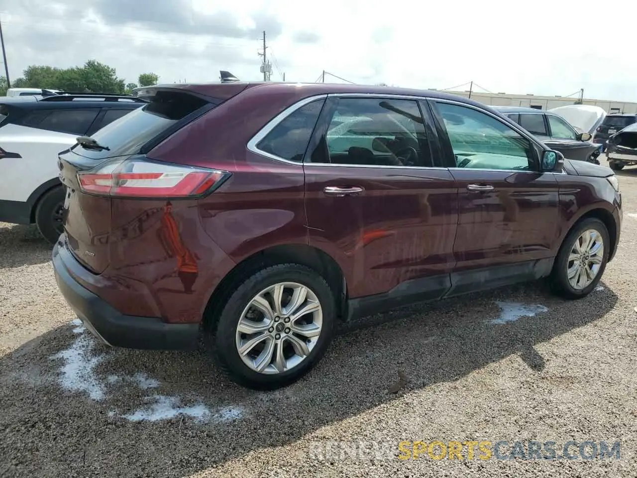 3 Фотография поврежденного автомобиля 2FMPK4K94MBA27228 FORD EDGE 2021