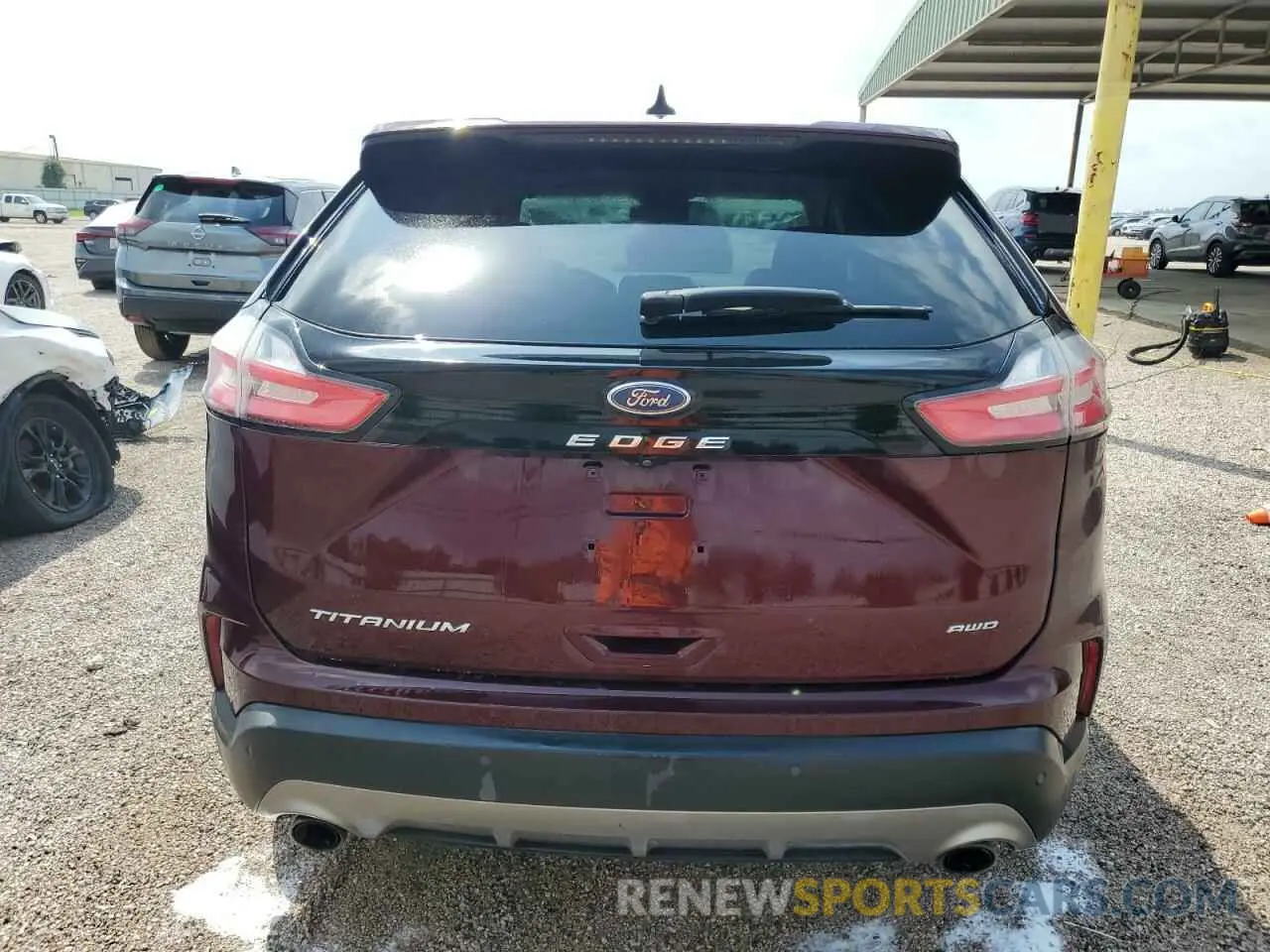 6 Фотография поврежденного автомобиля 2FMPK4K94MBA27228 FORD EDGE 2021