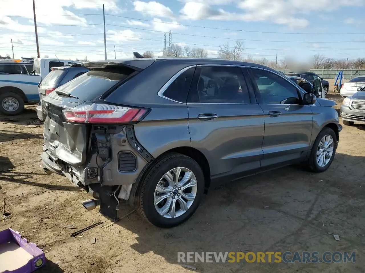 3 Photograph of a damaged car 2FMPK4K97MBA40832 FORD EDGE 2021