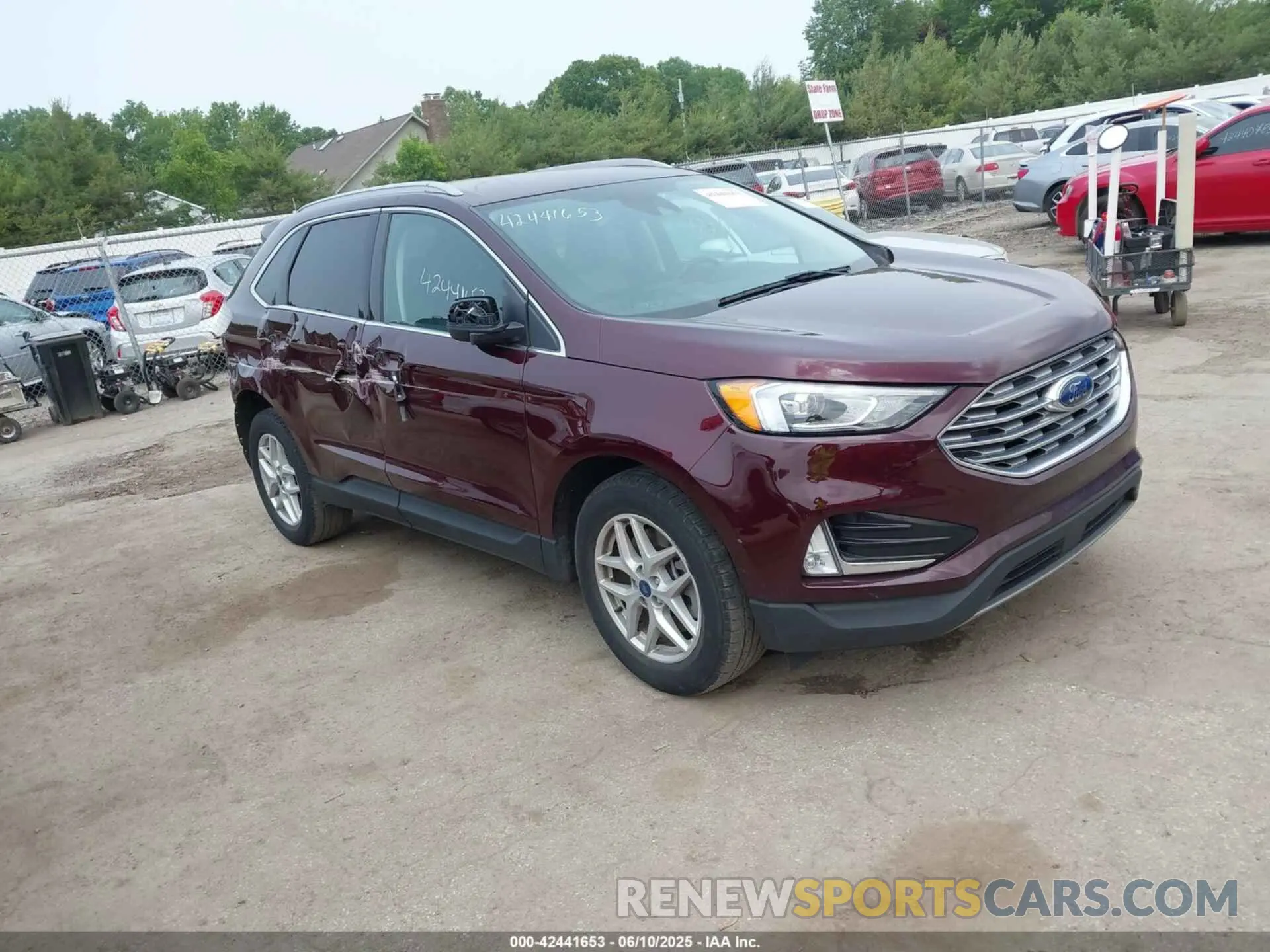 1 Photograph of a damaged car 2FMPK4J91NBA25780 FORD EDGE 2022