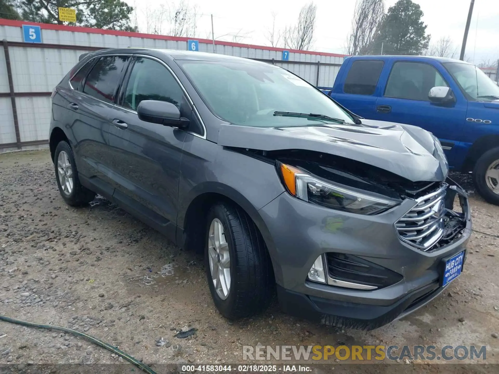 1 Photograph of a damaged car 2FMPK4J91NBA72159 FORD EDGE 2022