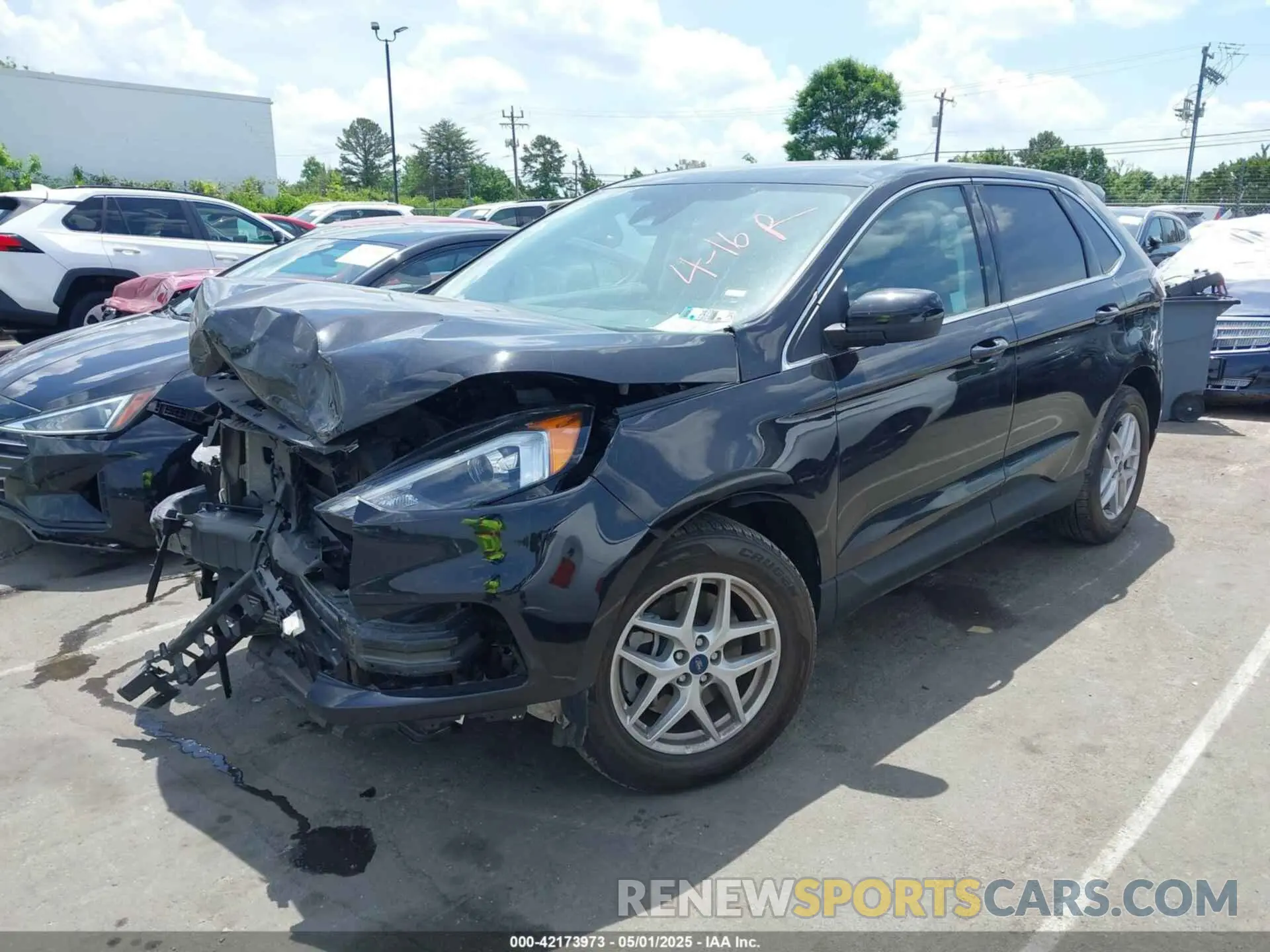 2 Photograph of a damaged car 2FMPK4J92NBA93408 FORD EDGE 2022