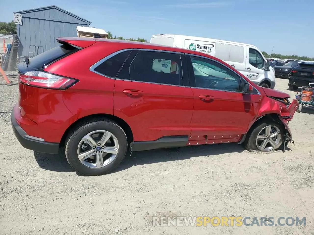 3 Photograph of a damaged car 2FMPK4J93NBA02758 FORD EDGE 2022