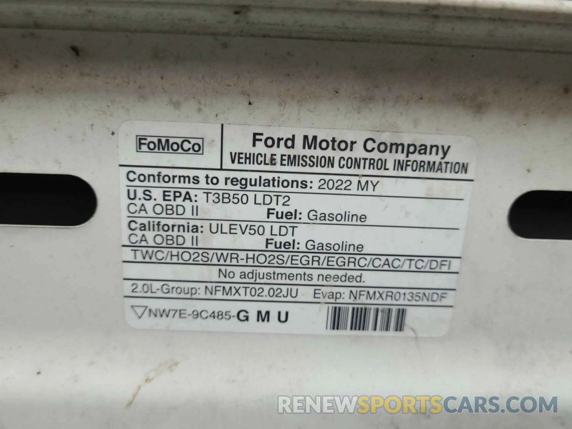11 Фотография поврежденного автомобиля 2FMPK4J94NBA42749 FORD EDGE 2022