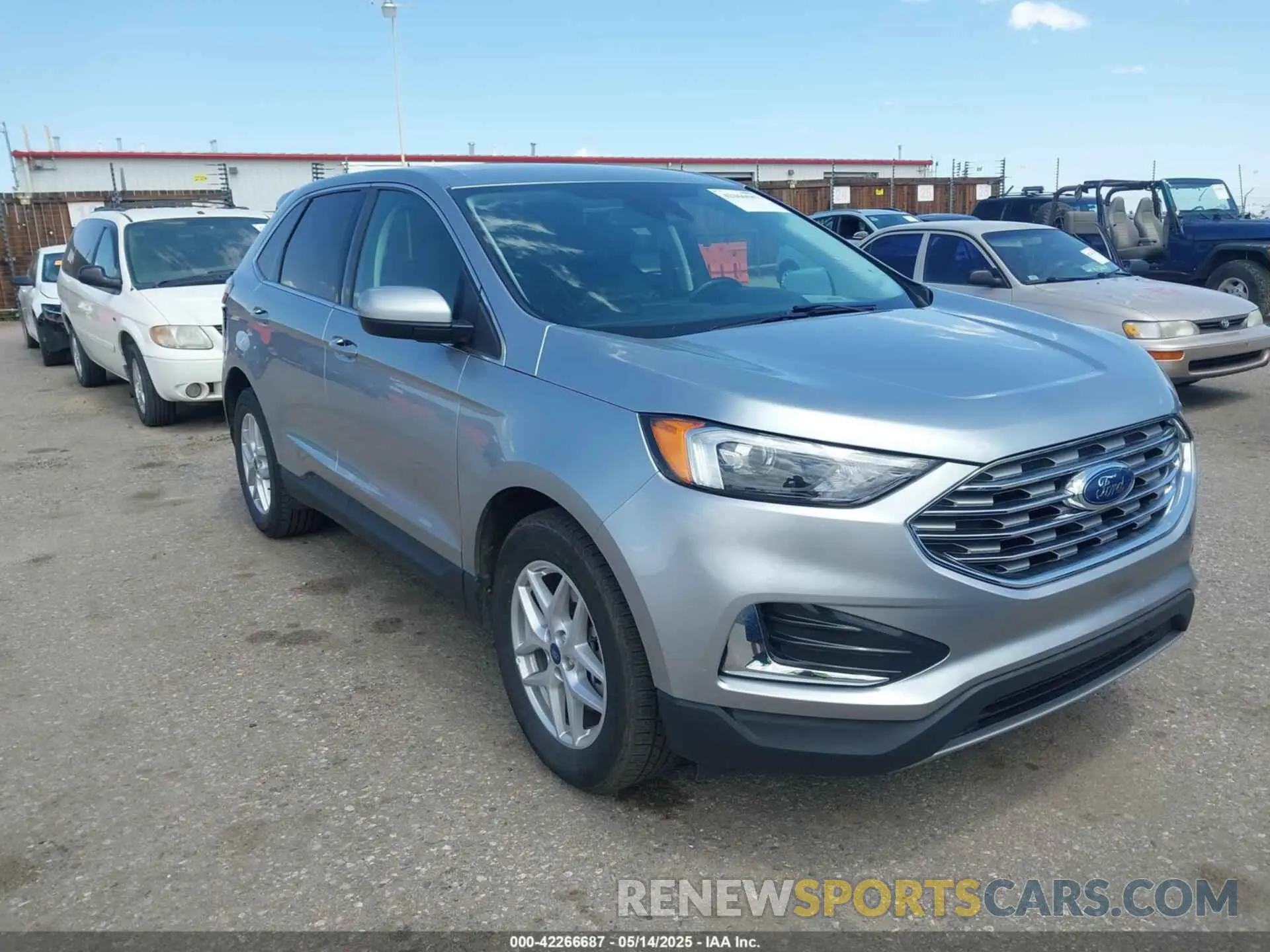 1 Photograph of a damaged car 2FMPK4J97NBB06587 FORD EDGE 2022